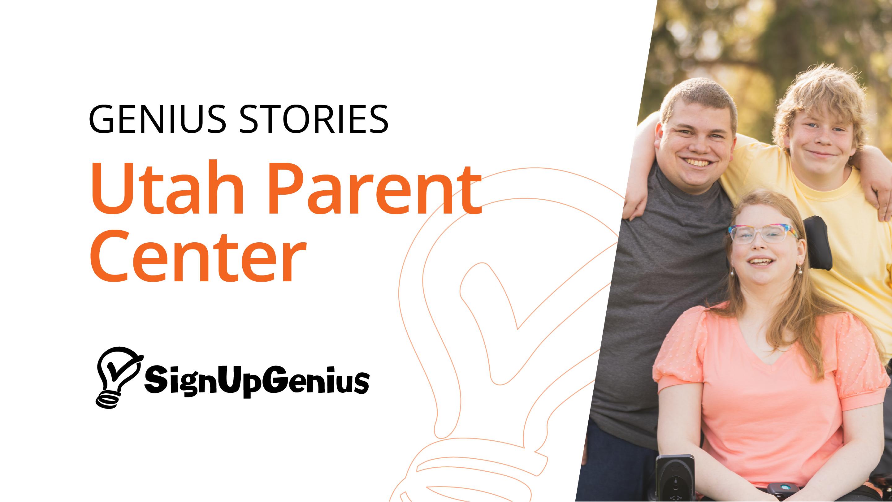 Group of special needs children share a hug and a smile in natural light.