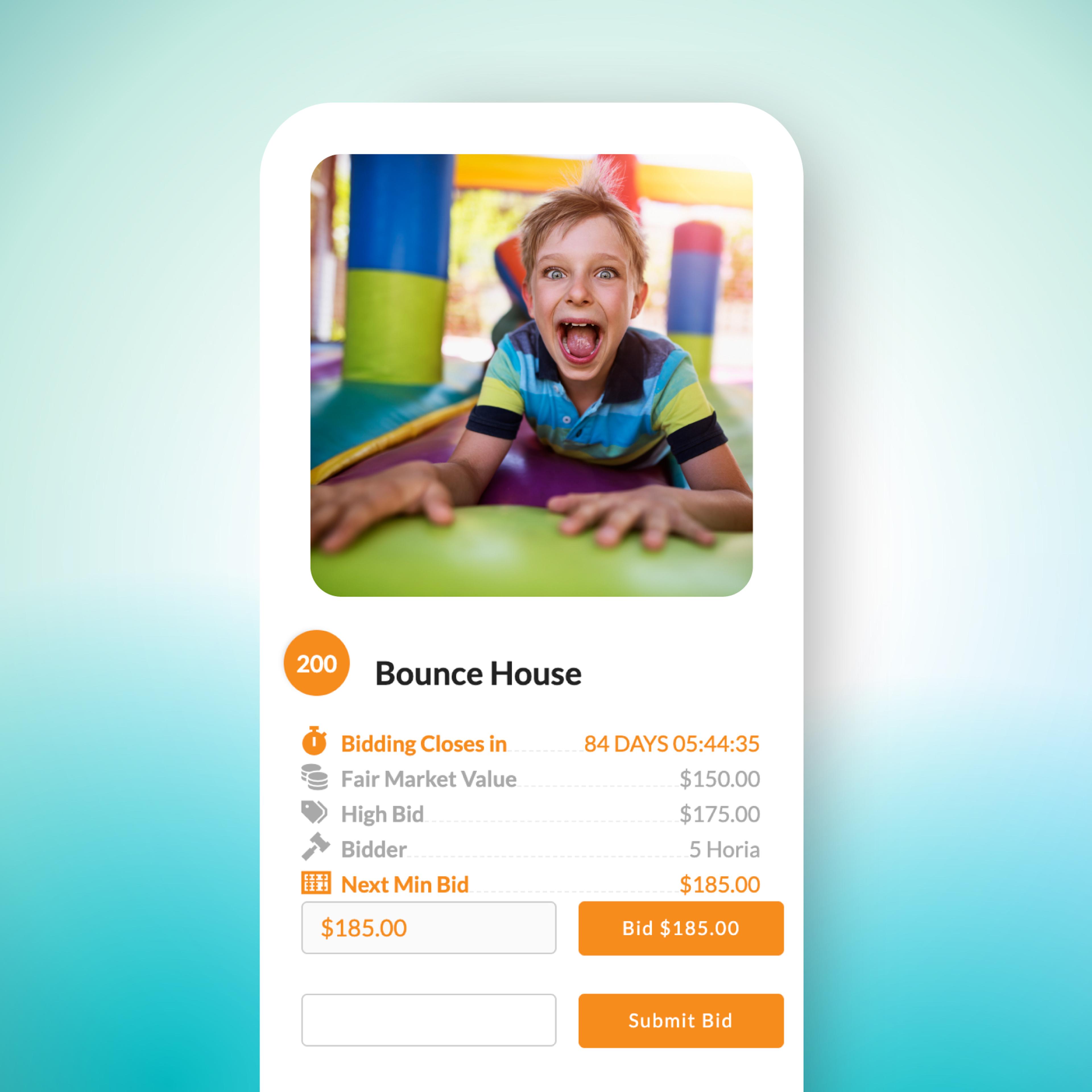 signupgenius auctions on a mobile device