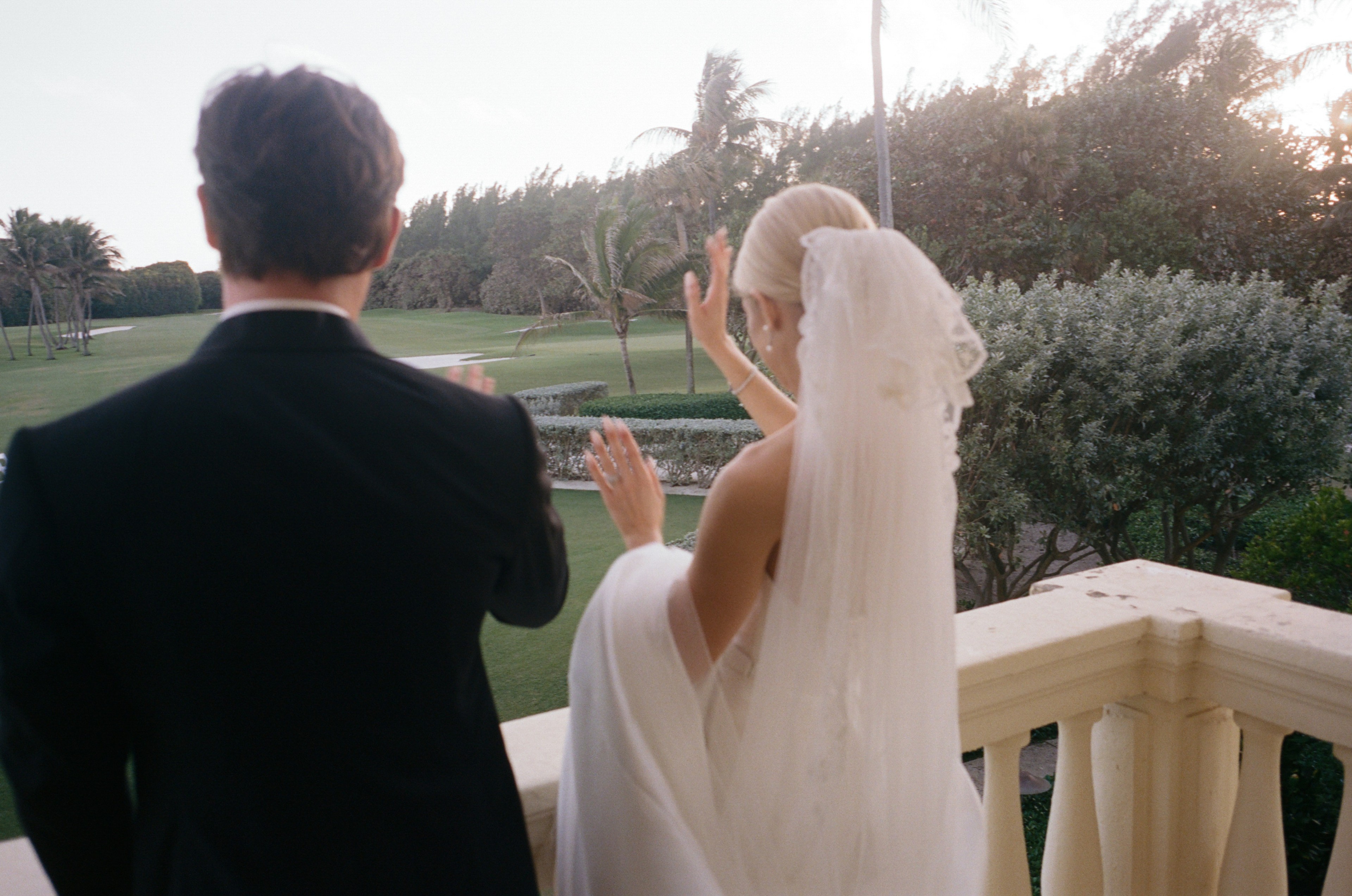 FIG. 3.1 Caroline and Cameron waving to their guests before joining — (September 2025)