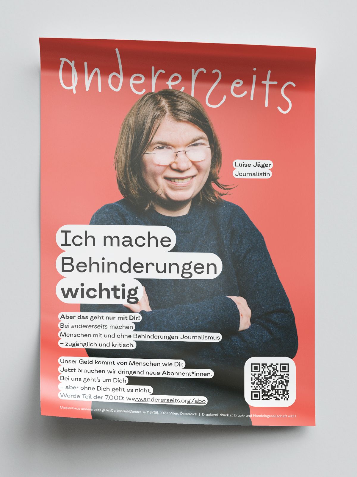 andererseits Poster MockUp