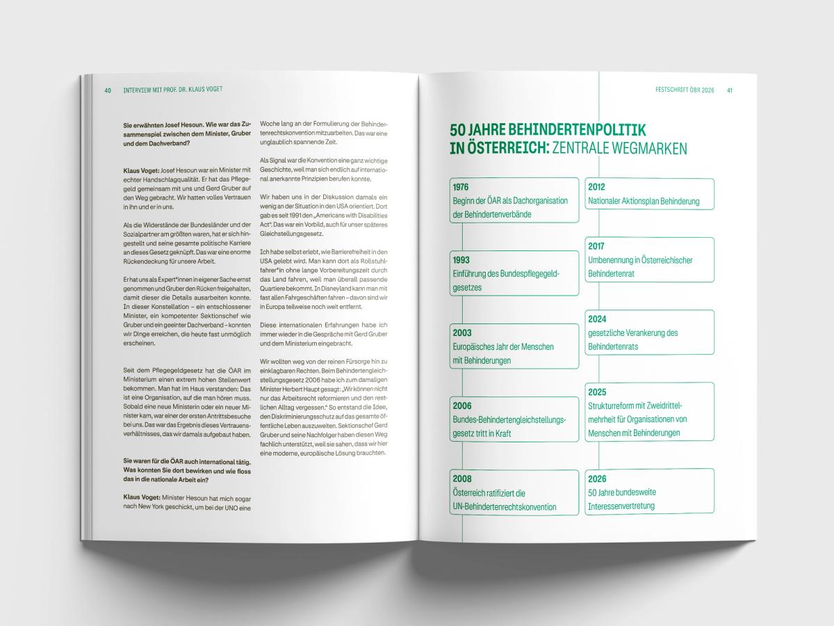 Österreichischer Behindertenrat Festschrift