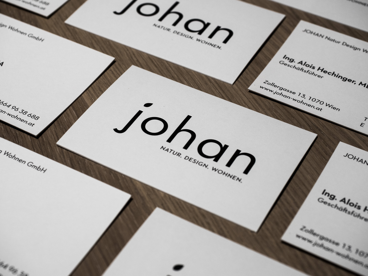 johan - visitenkarte