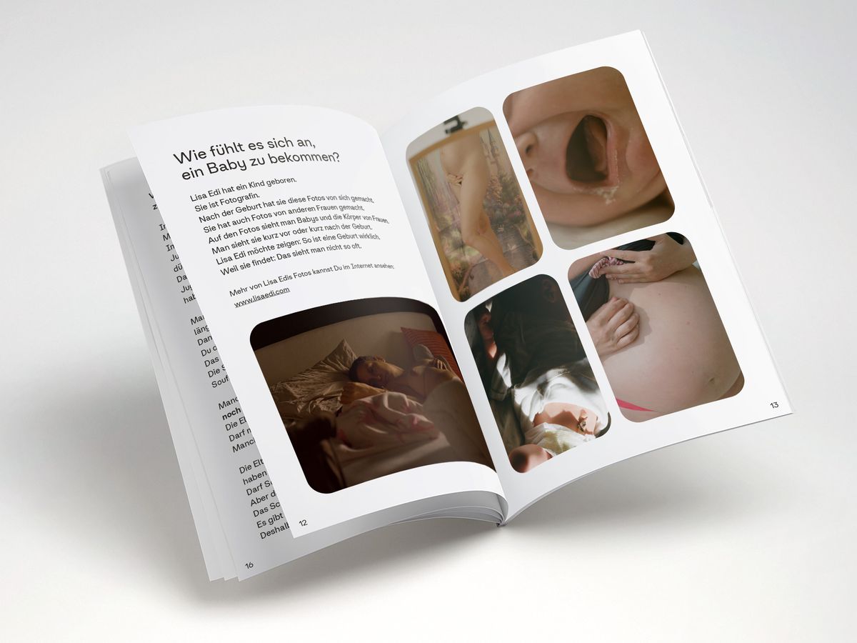 andererseits Magazin Innenseite Mockup