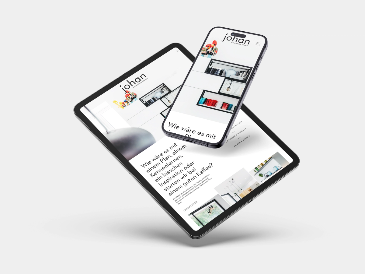 Johan Website - Mockup