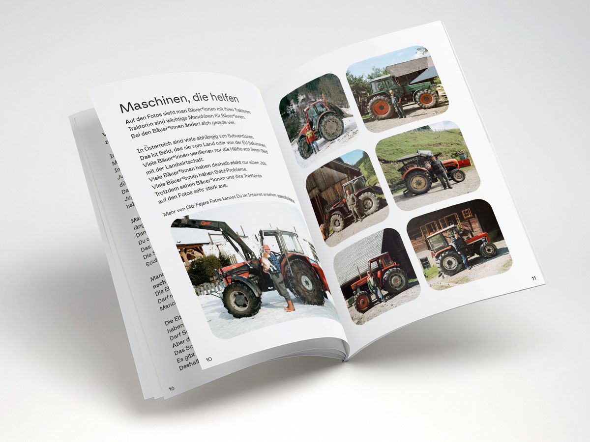 andererseits Magazin Innenseite Mockup