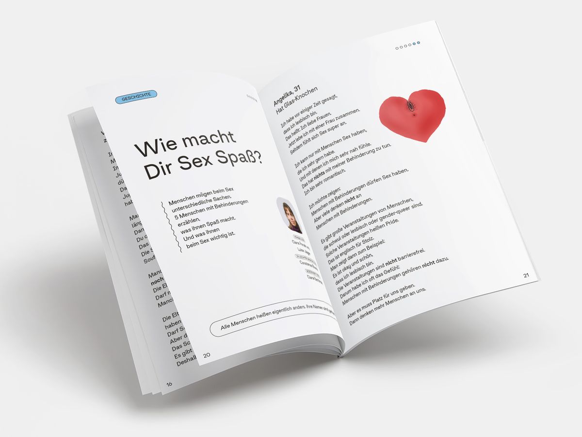 andererseits Magazin Innenseite Mockup