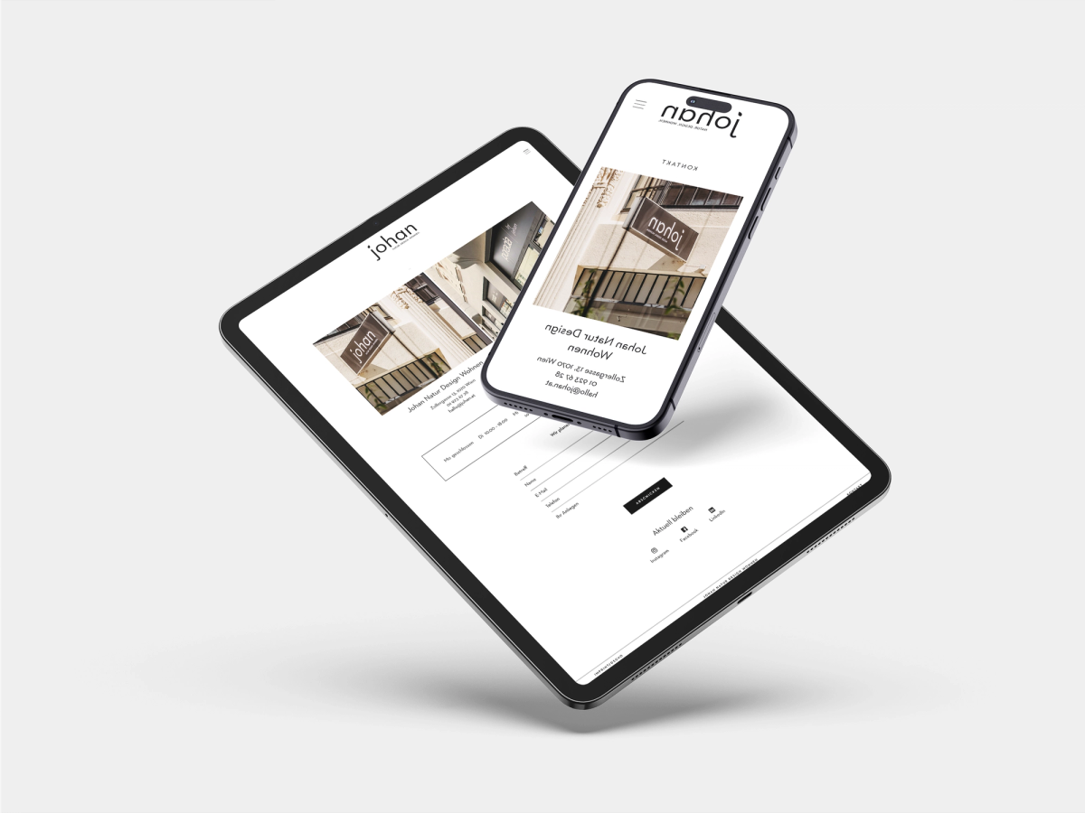 Johan Website - Mockup