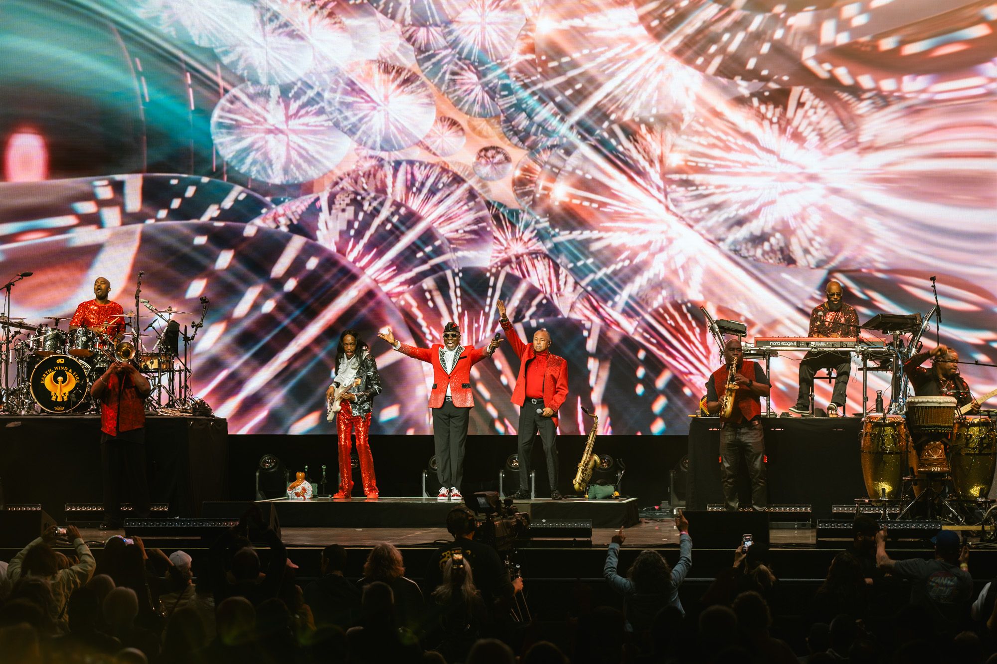 Earth, Wind & Fire entering teh state path the 2026 Summer Night Concerts Event