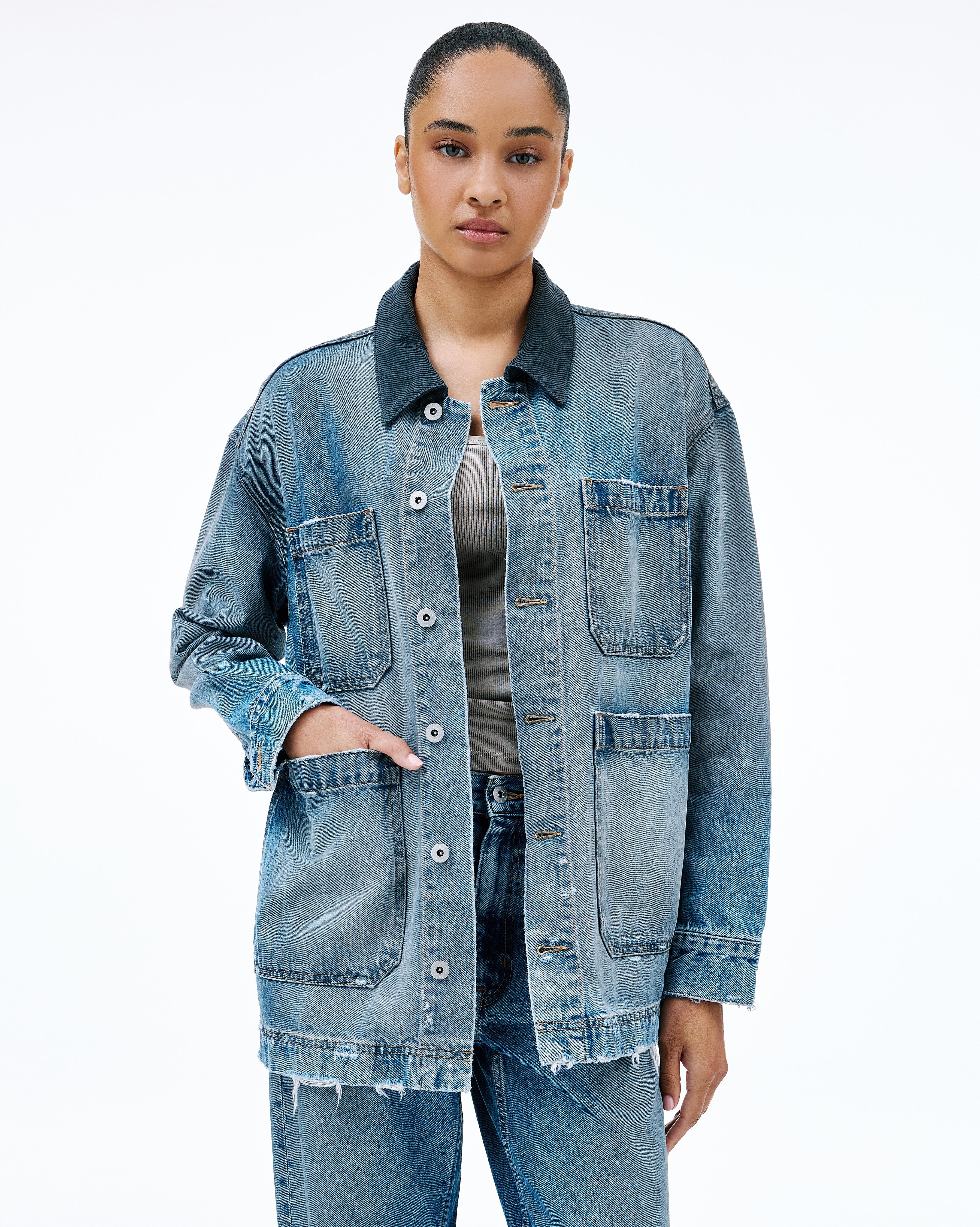 Connor Cropped Worker | East Meets West Jacket | SLVRLAKE
