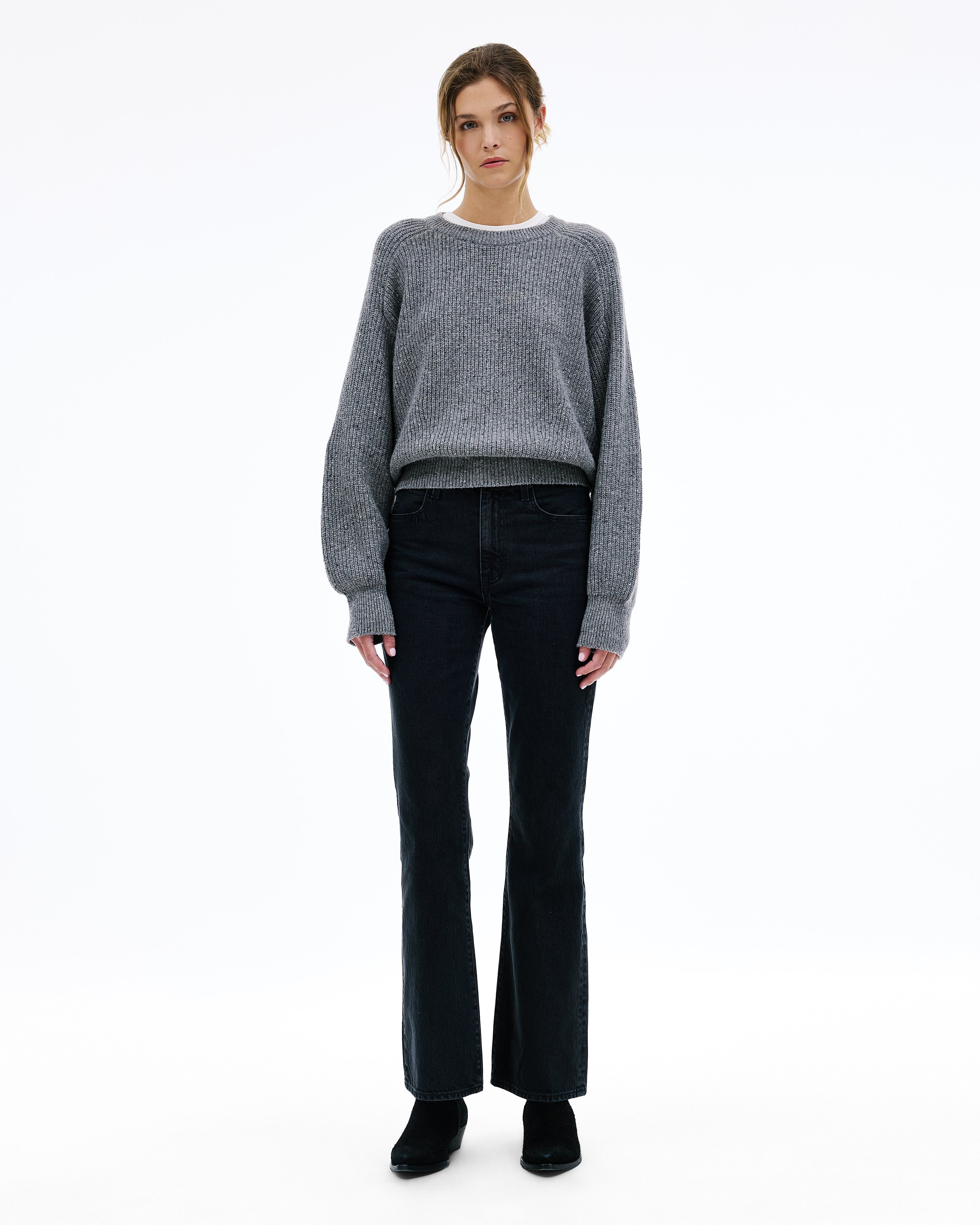 アパルトモン SLVRLAKE シルバーレイク フレアデニム グレー 27 Deuxieme Classe（ドゥーズィエムクラス）の「【SLVRLAKE