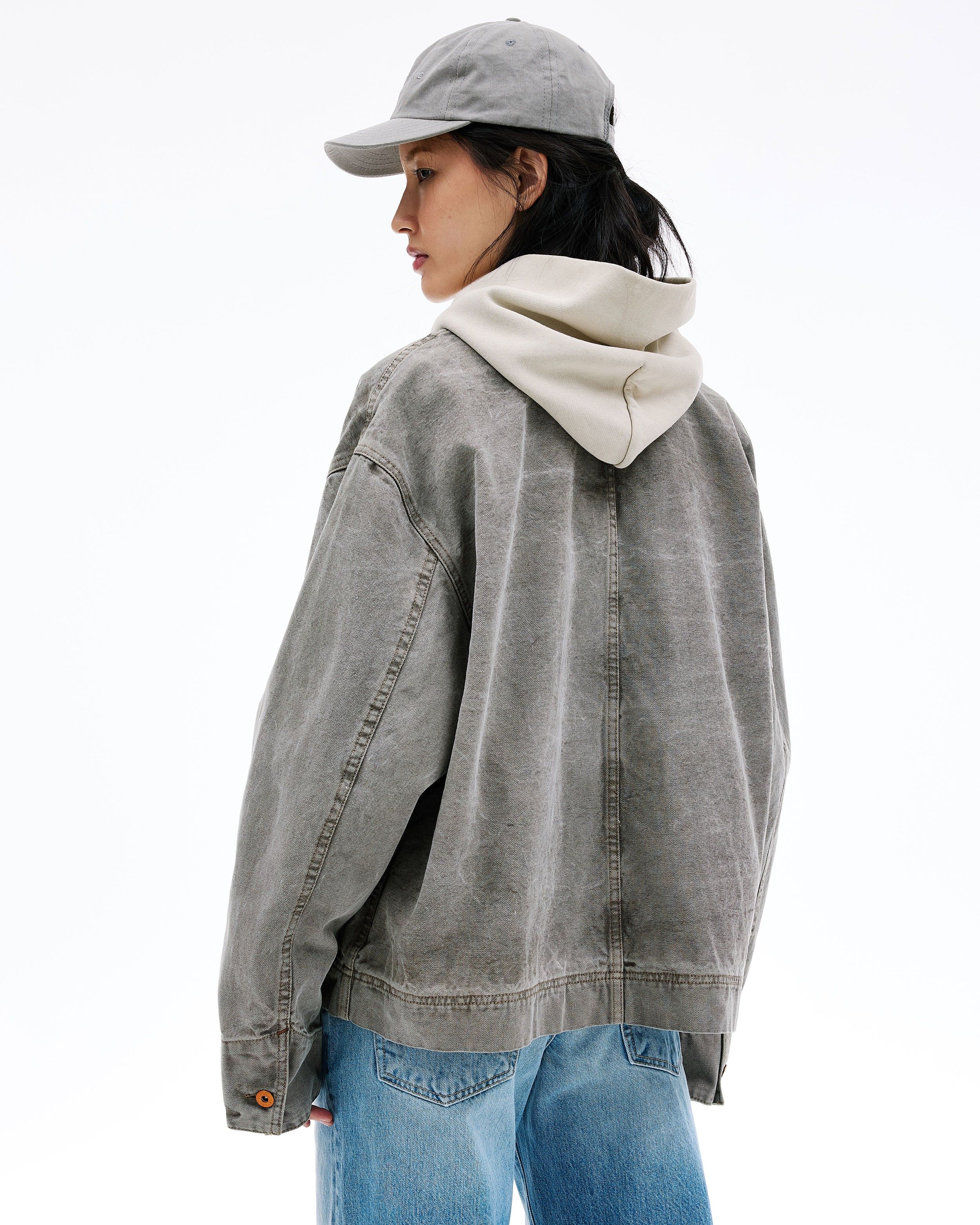 Casey Square Worker | Dirty Olive Jacket | SLVRLAKE