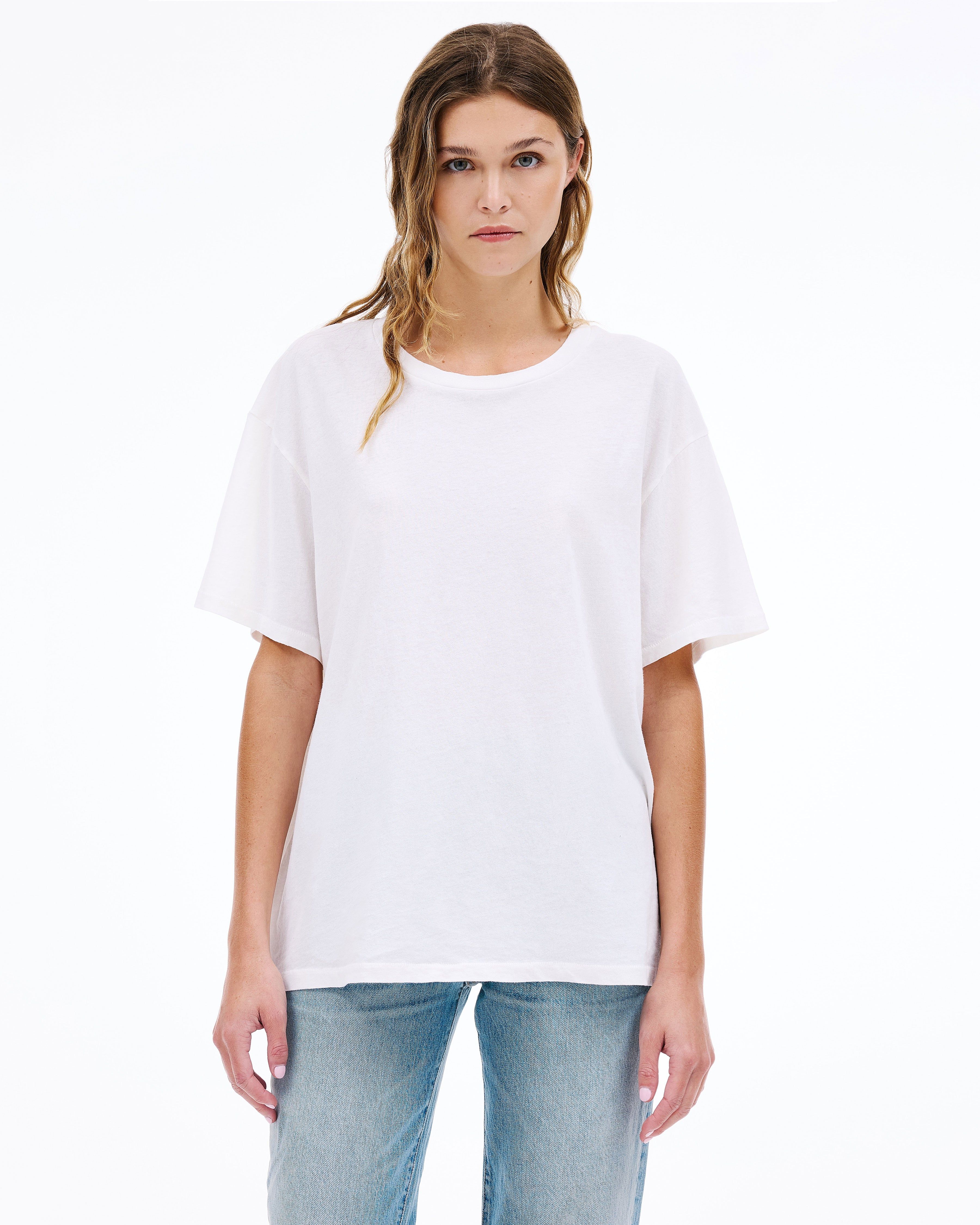 Oversize Tee | Natural White | SLVRLAKE