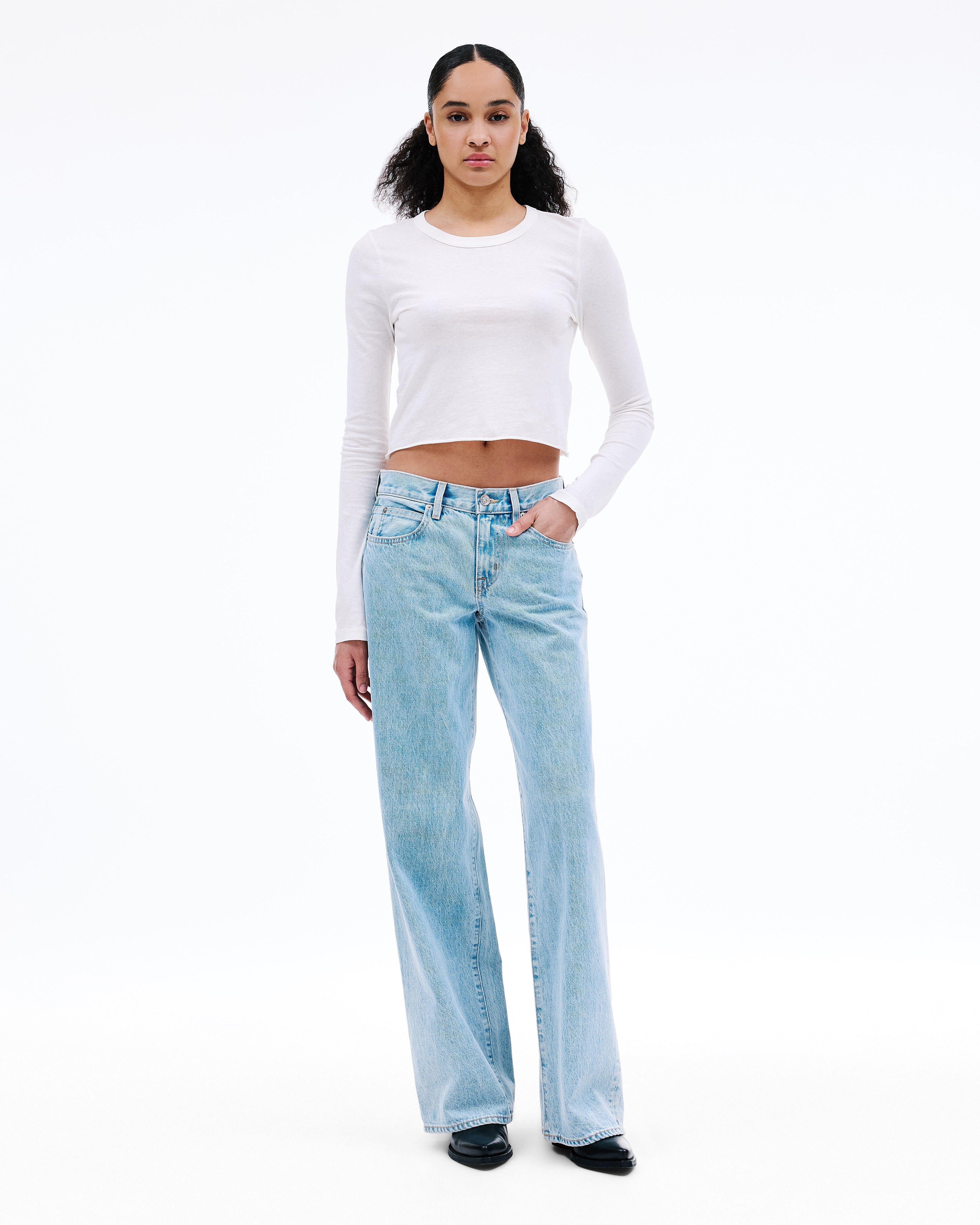 Mica | Clear Skies | Low Rise | Wide Jean | SLVRLAKE