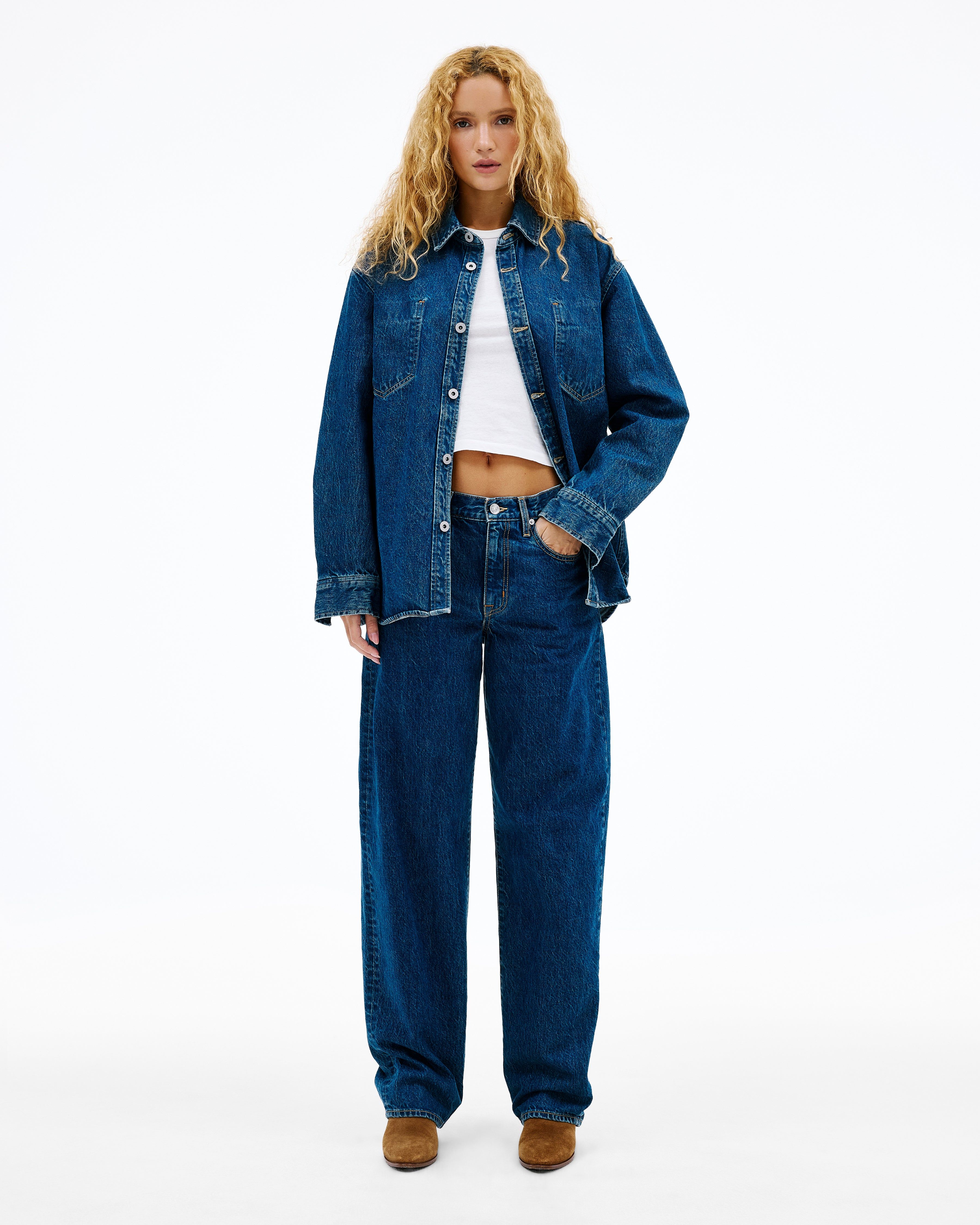 Tess Long | Vintage Aloe | Low Rise | Curve Jean | SLVRLAKE