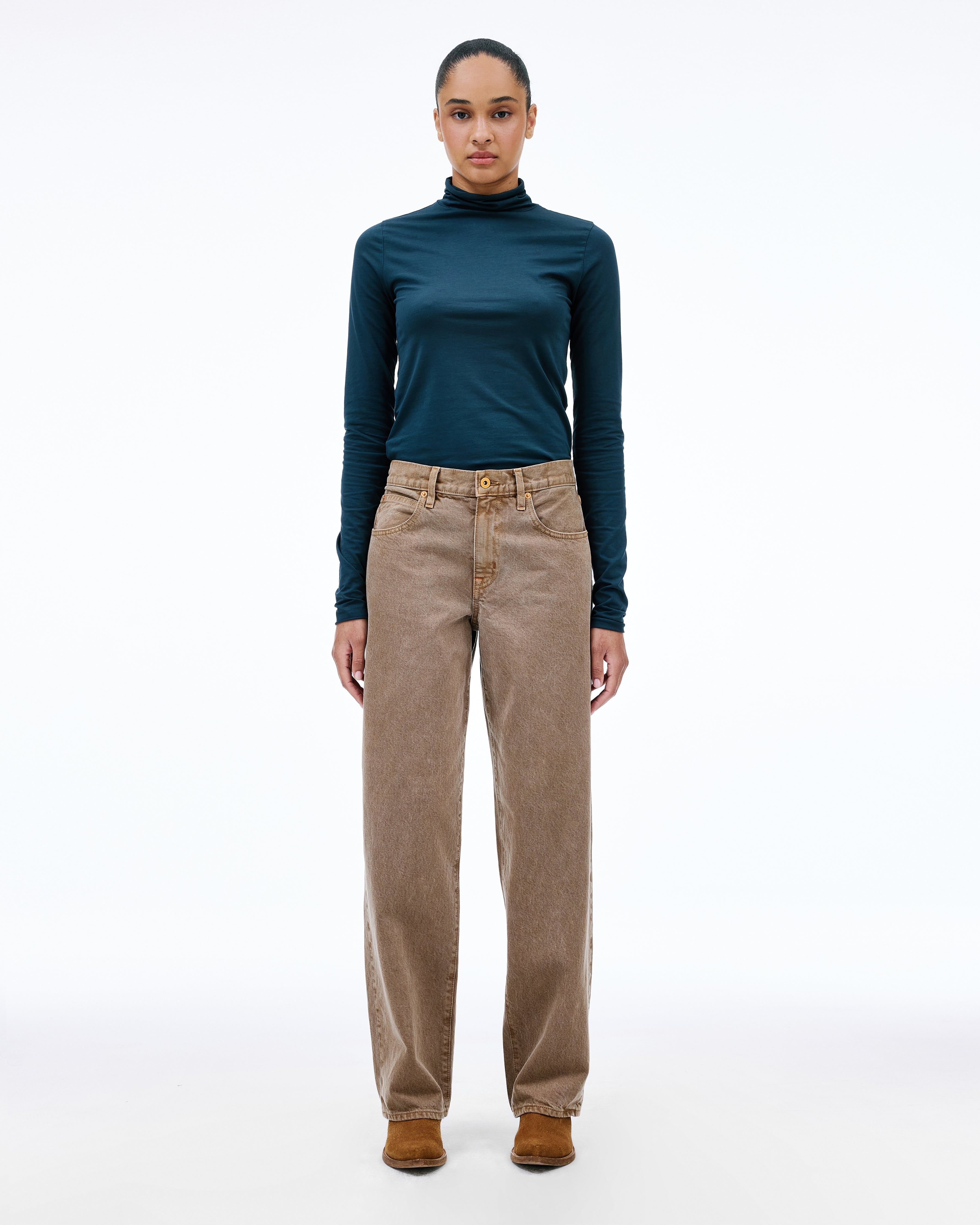 Jamie Crop | Powder Blue | Mid Rise | Curve Jean | SLVRLAKE