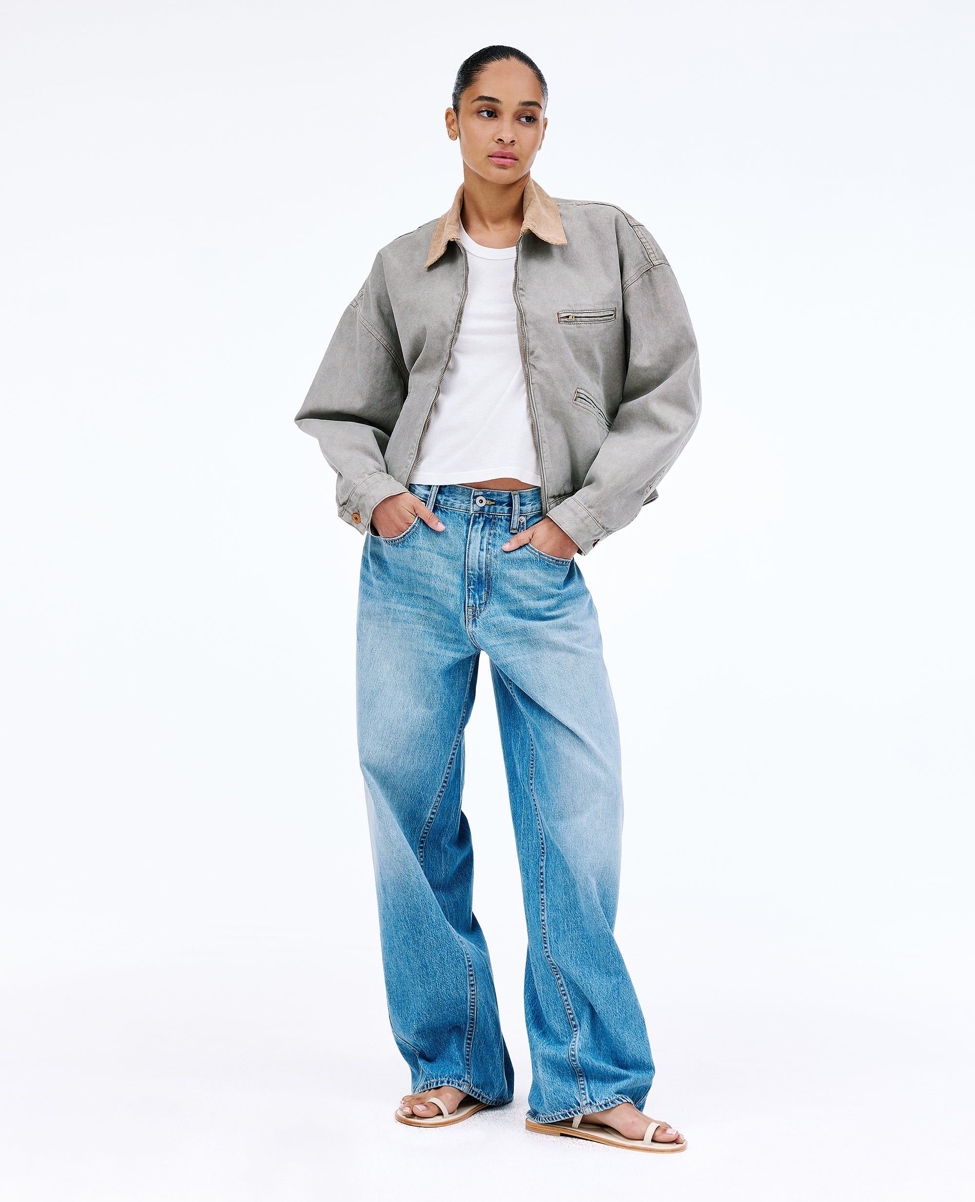 アパルトモン SLVRLAKE シルバーレイク フレアデニム グレー 27 美品 Deuxieme Classe ドゥーズィエムクラス CHARLOTTE デニム