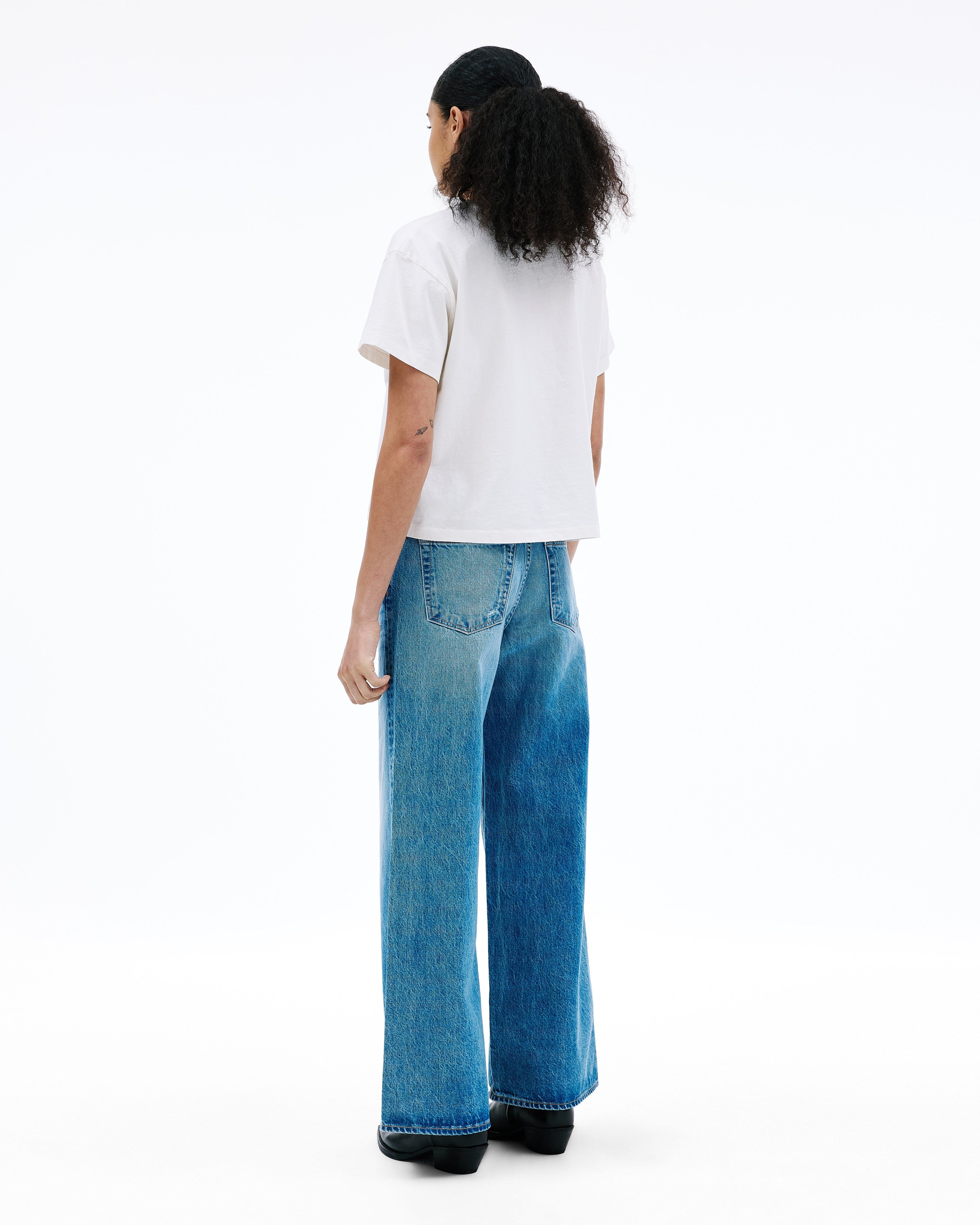 【関税込み】SLVRLAKE ブルー Ella ジーンズ Slvrlake jeans for Women | SSENSE