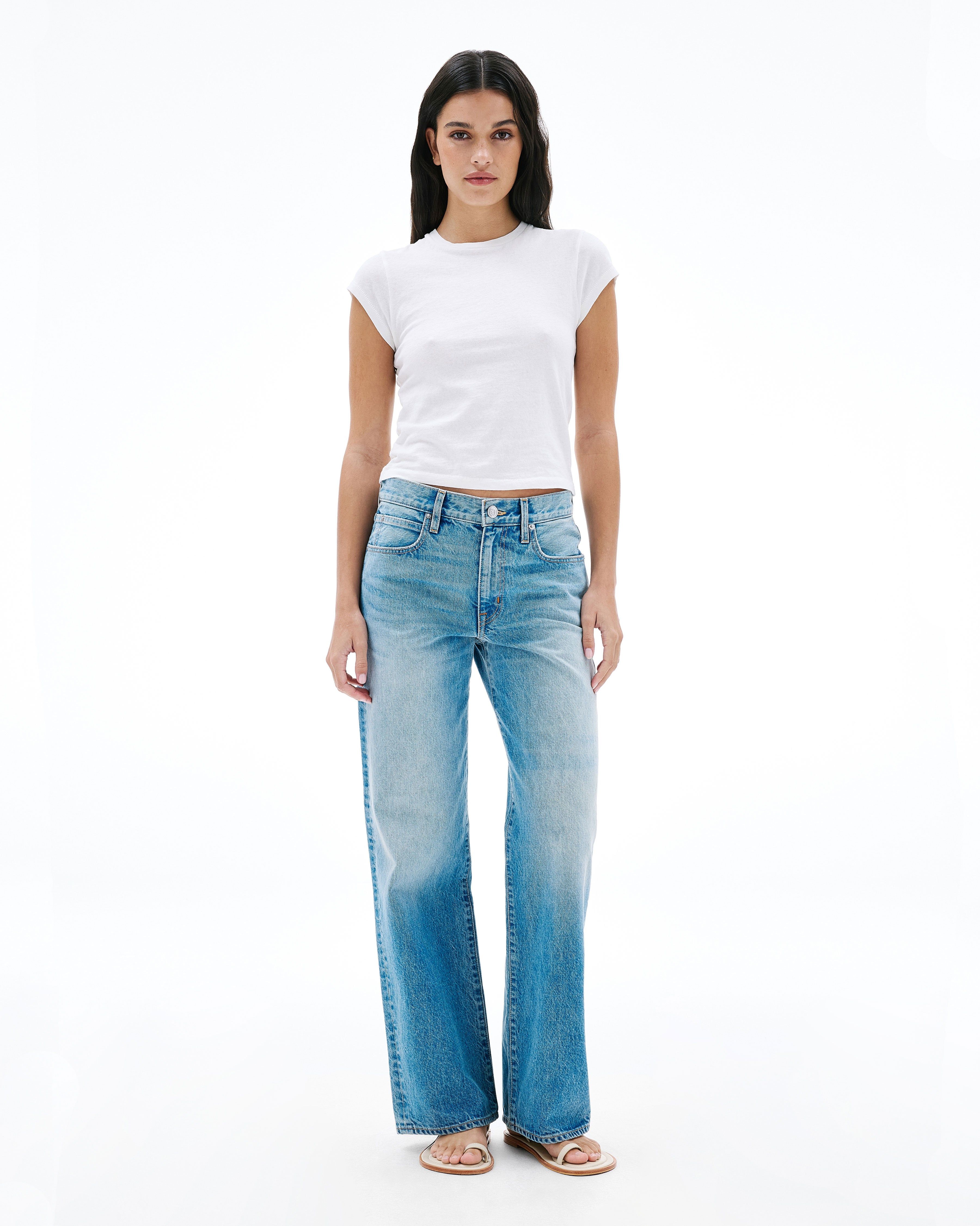 Jazmine | New Obsession | Mid Rise | Wide Jean | SLVRLAKE