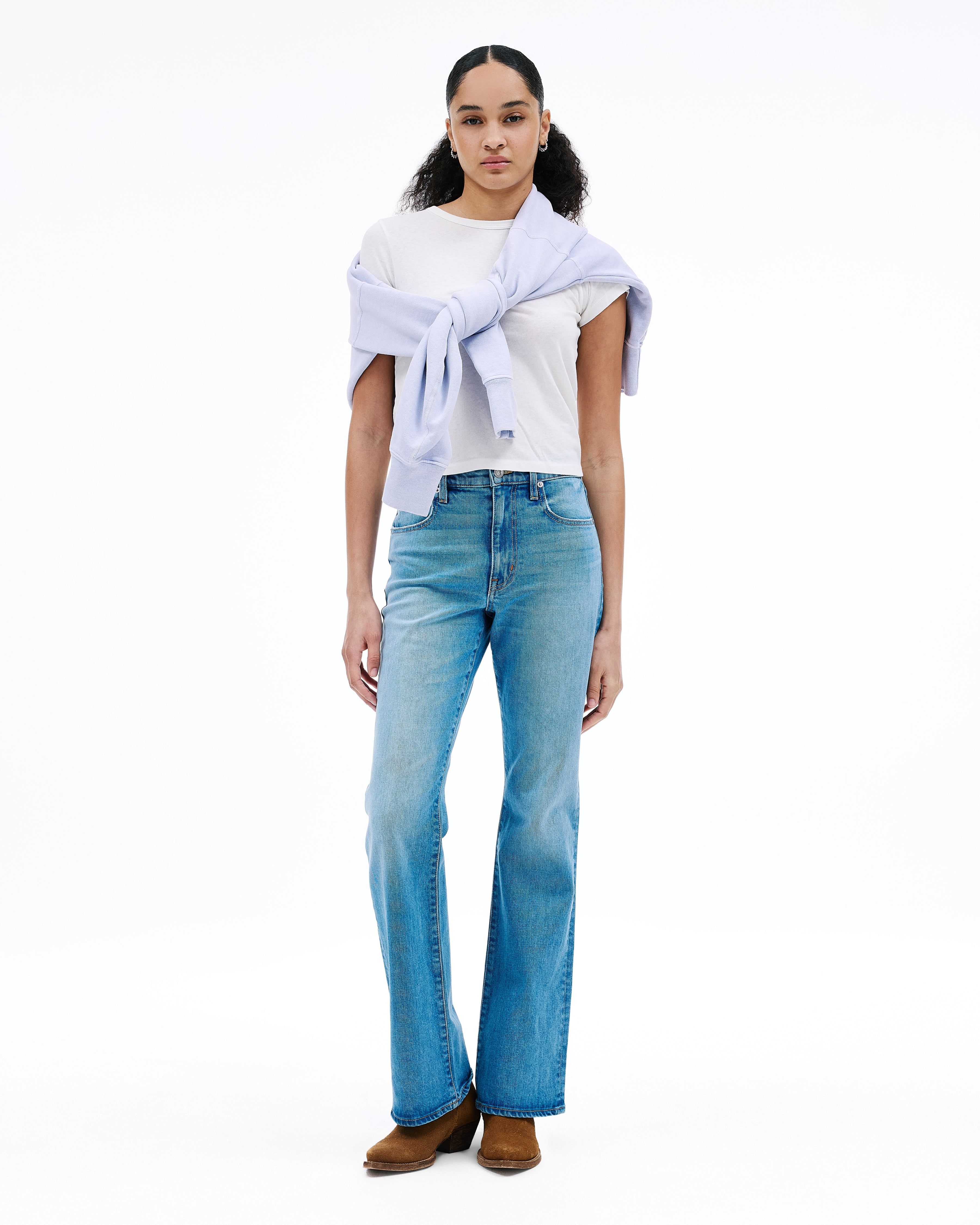 【関税込み】SLVRLAKE ブルー Ella ジーンズ SLVRLAKE Ella mid-rise barrel-leg jeans | NET-A-PORTER
