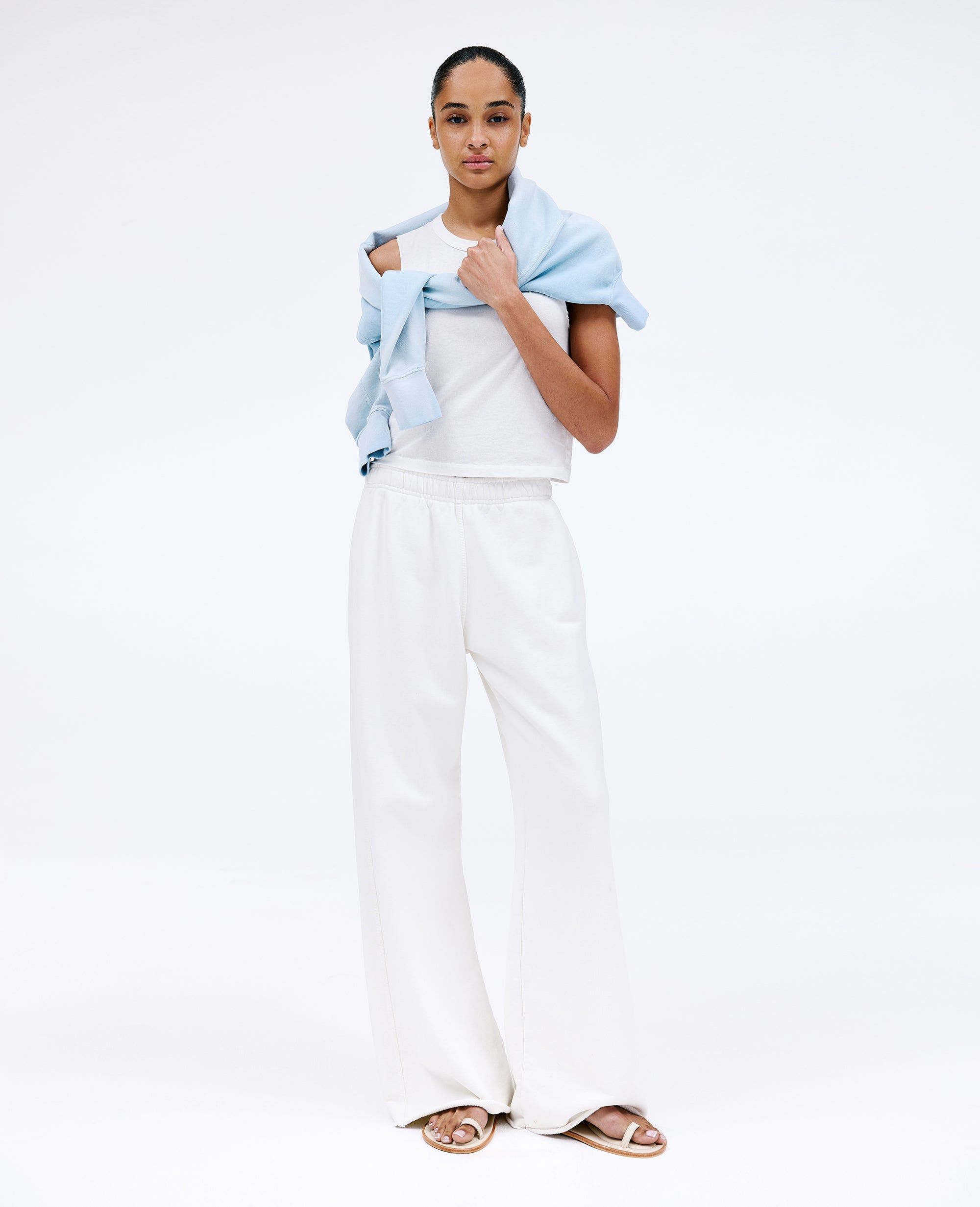 パンツ LUVISTRUE BASIC SWEAT PANTS(WHITE) LUVISTRUE スウェットパンツ ジャージ BASIC COLOR SCHEME PANTS