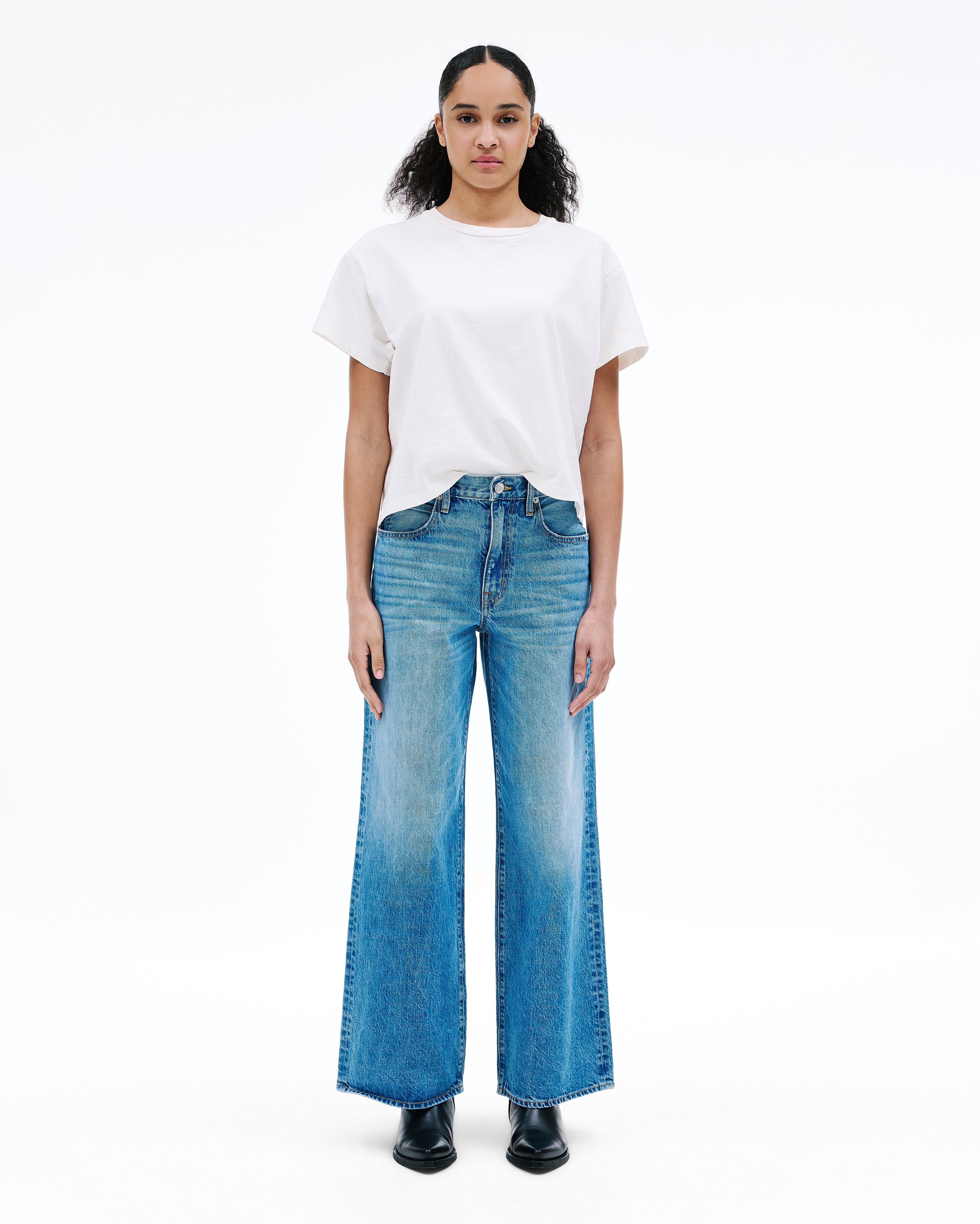 【2plan】Slay Wide Denim 2plan】Slay Wide Denim (2plan/デニム・ジーパン) 91310125