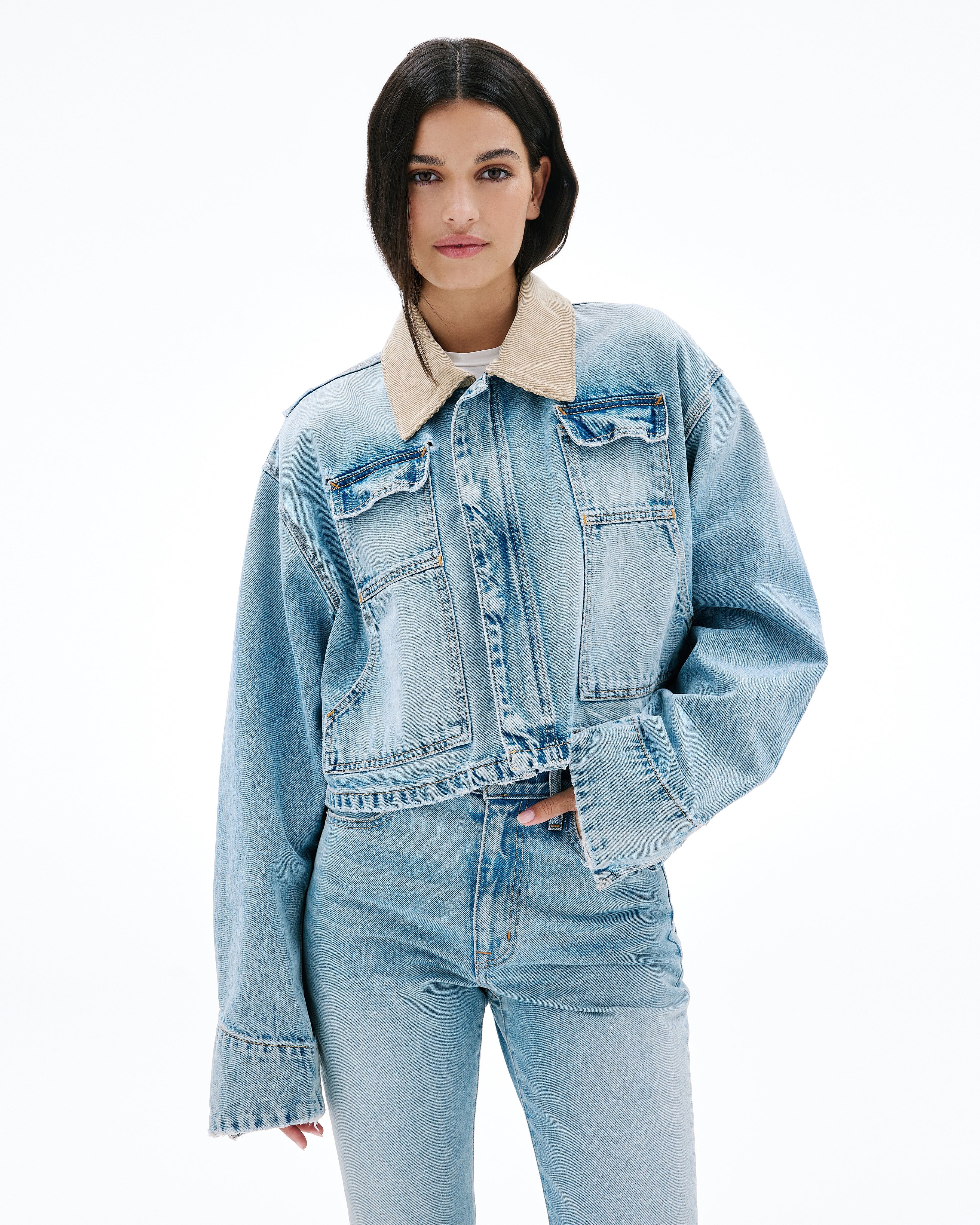 Connor Cropped Worker | East Meets West Jacket | SLVRLAKE