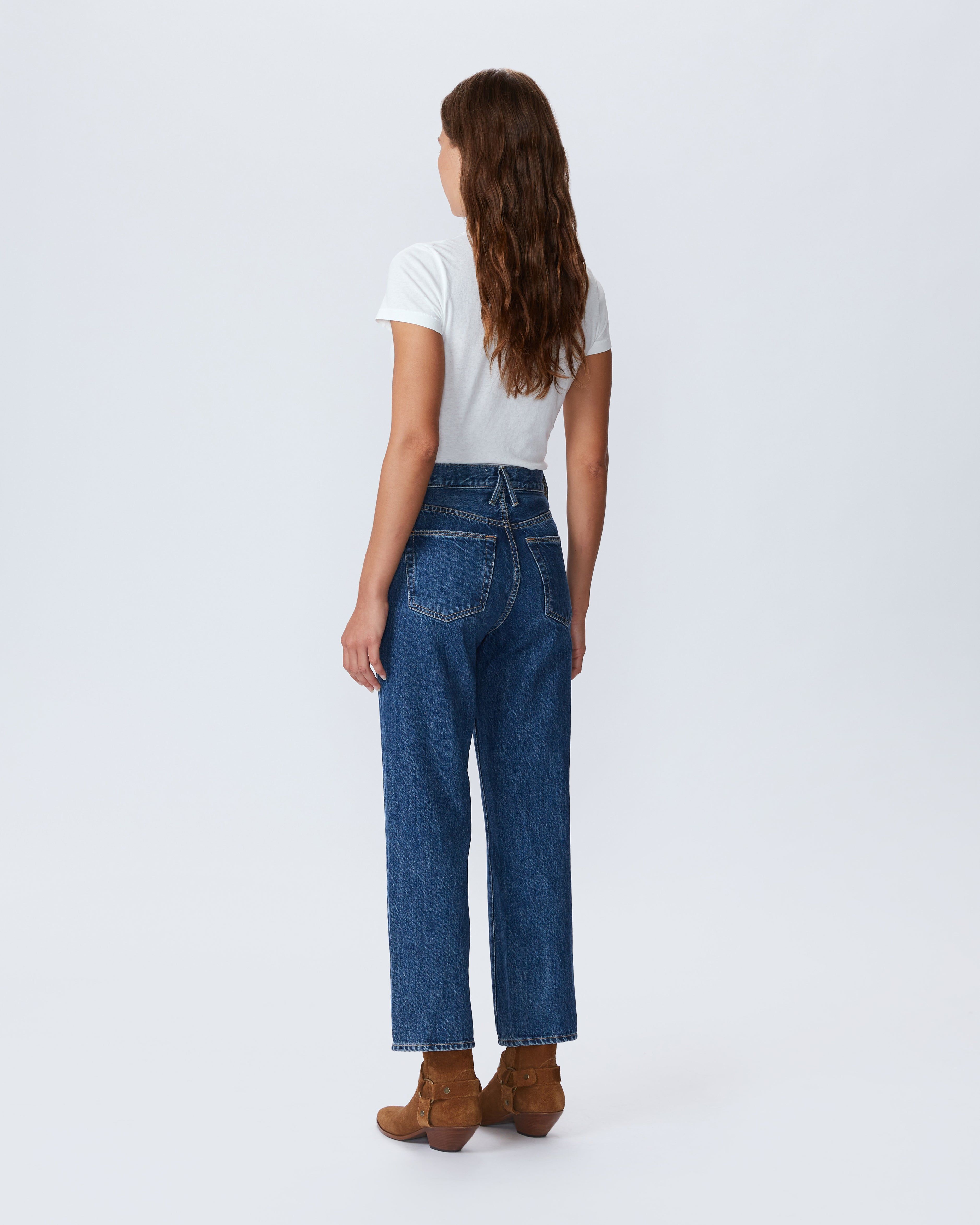 【関税込み】SLVRLAKE ブルー London ジーンズ SLVRLAKE London straight-leg Jeans | Blue | FARFETCH CA
