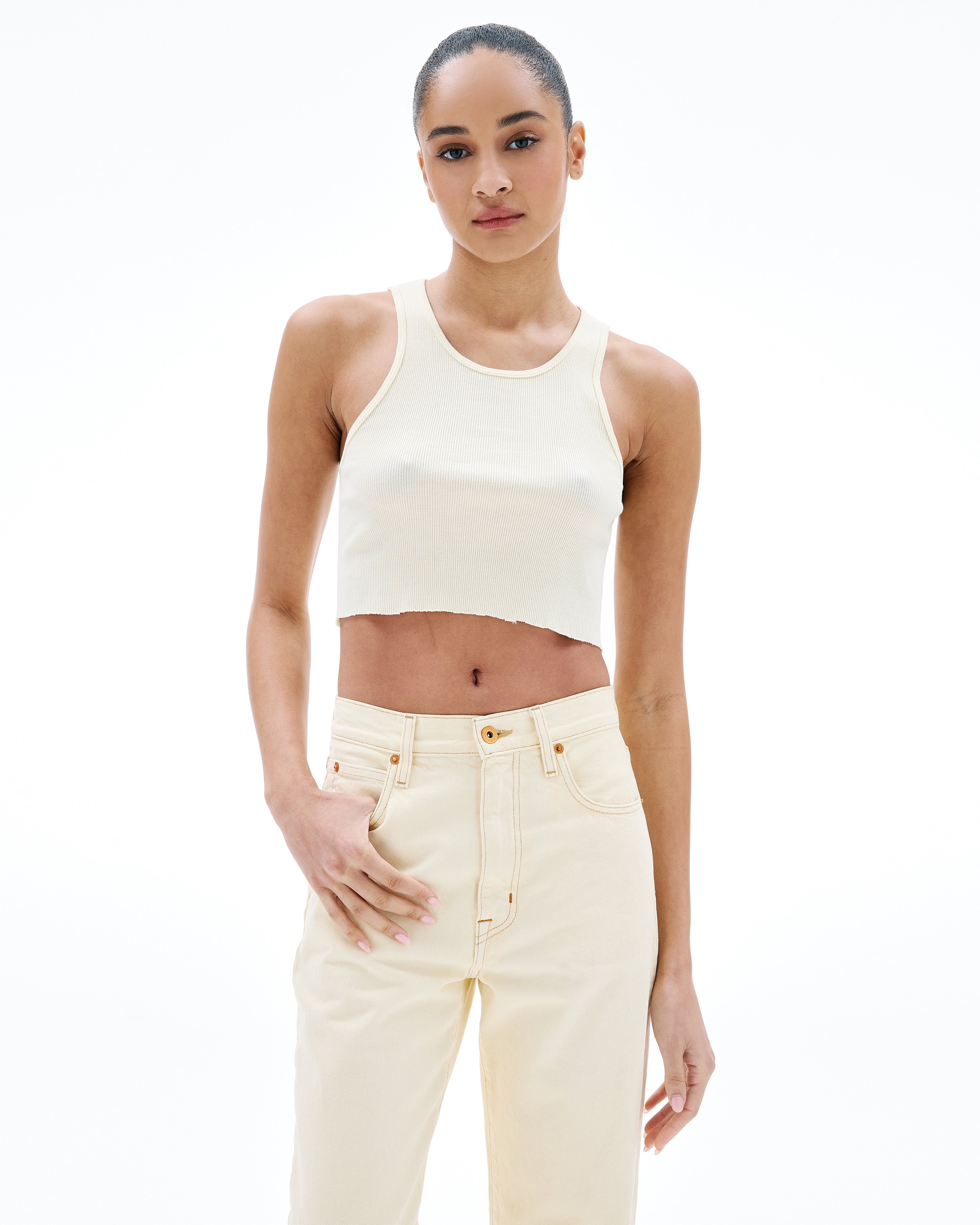 Baby Tee | Natural White | SLVRLAKE