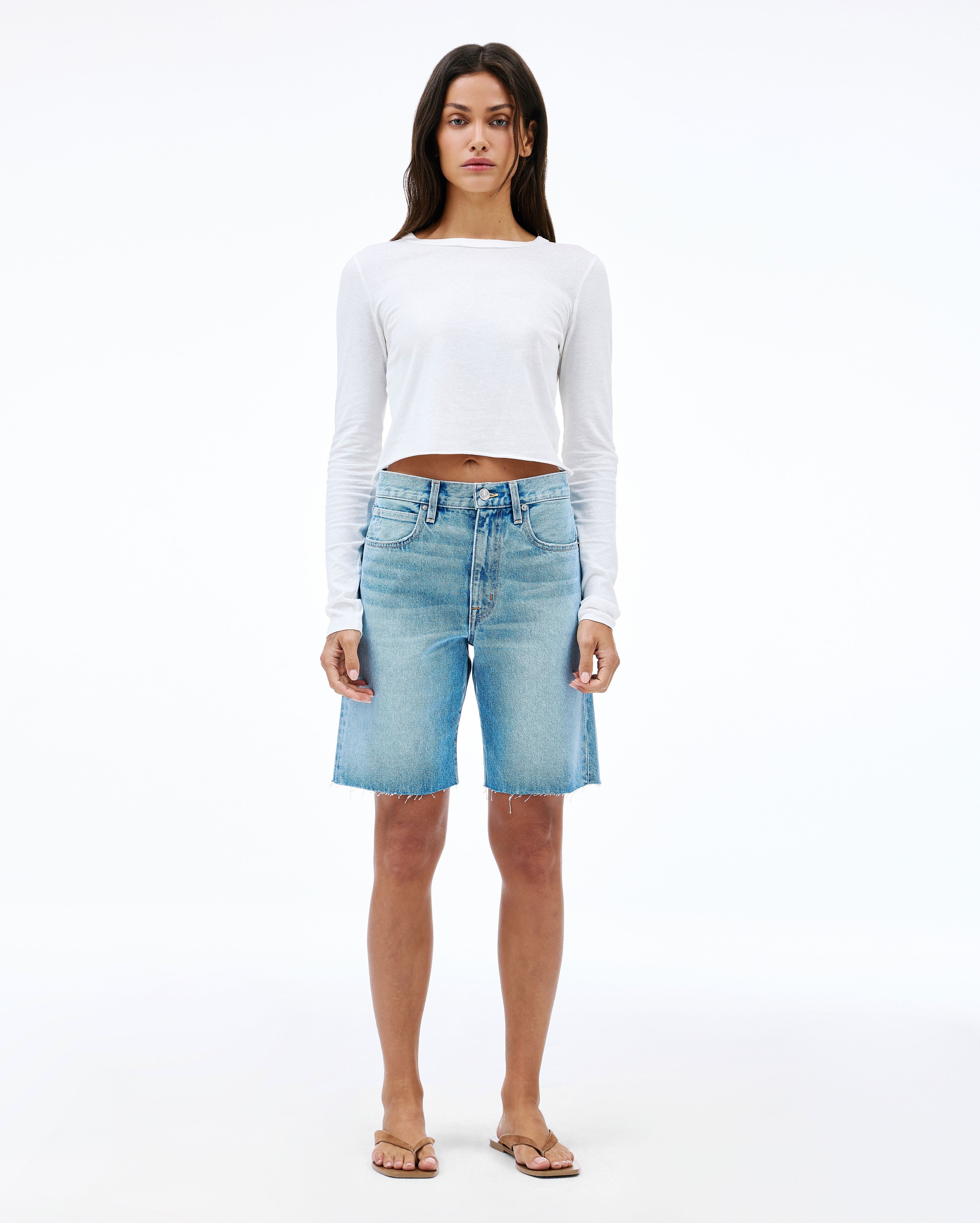 Bermuda Short | Hillhurst | Rigid Denim Short | SLVRLAKE