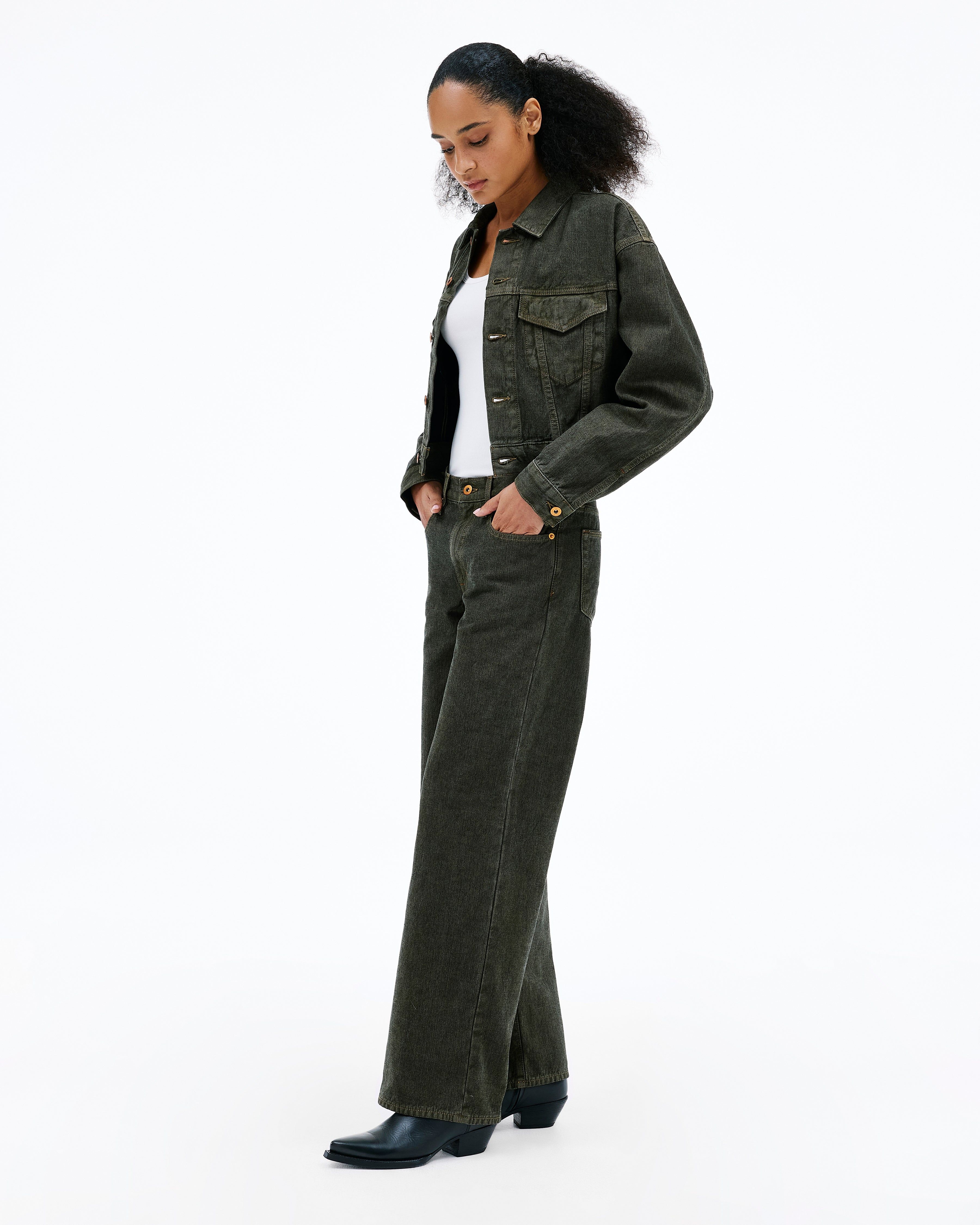 Jazmine | Blackwood Forest | Mid Rise | Wide Jean | SLVRLAKE