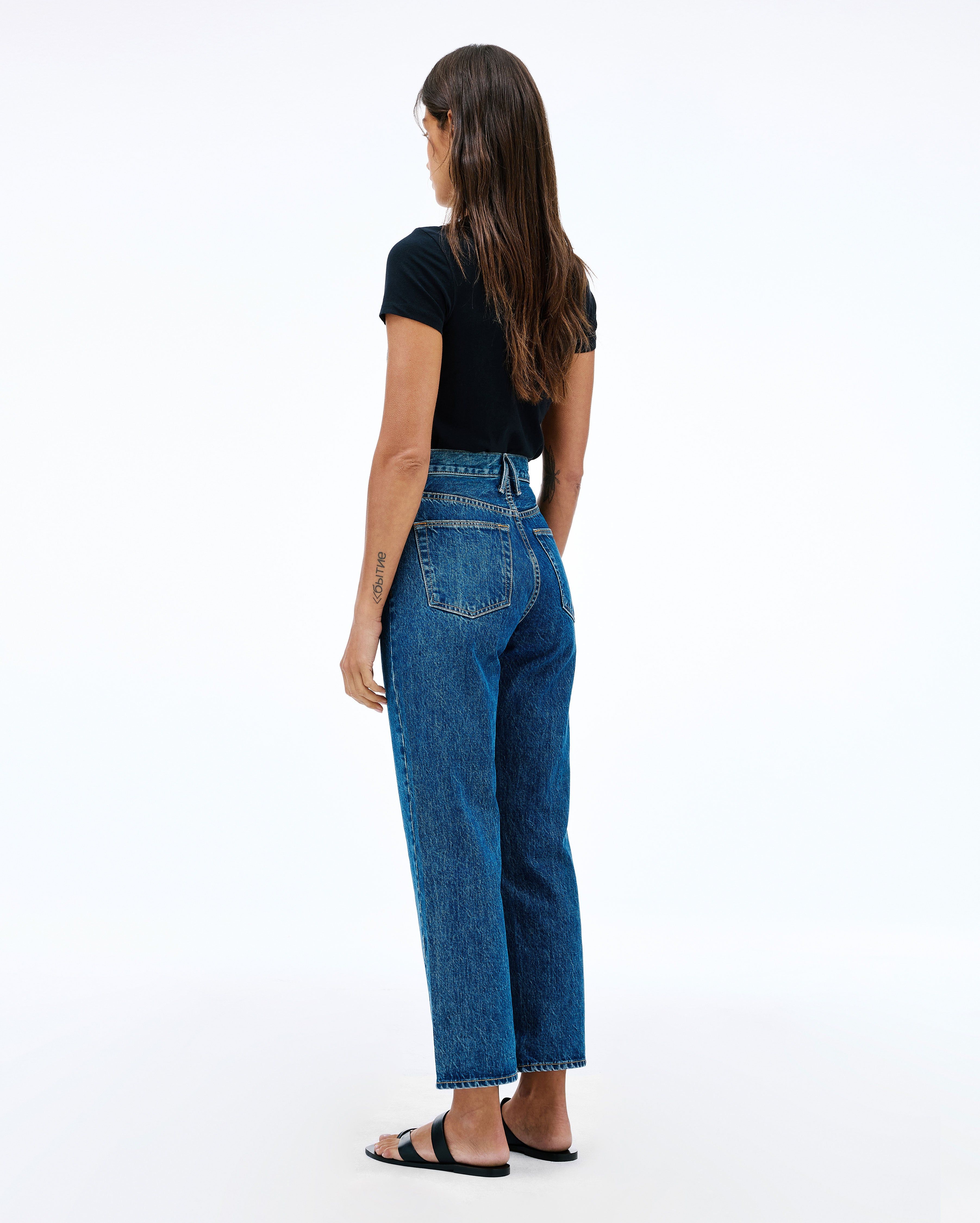 London Crop | Forbidden Love | High Rise | Straight Jean | SLVRLAKE