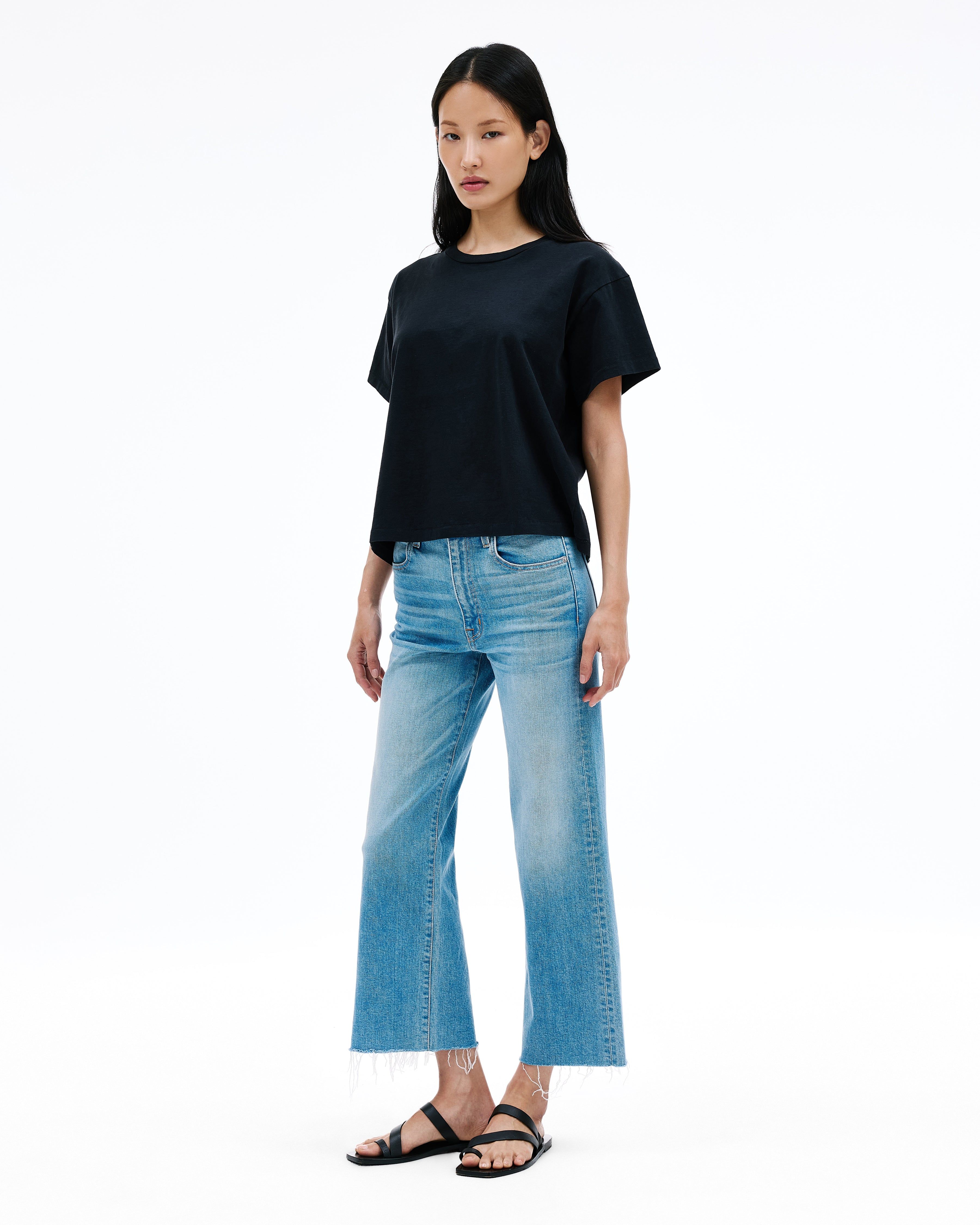 Grace Crop | California Dream | High Rise | Wide Jean | SLVRLAKE