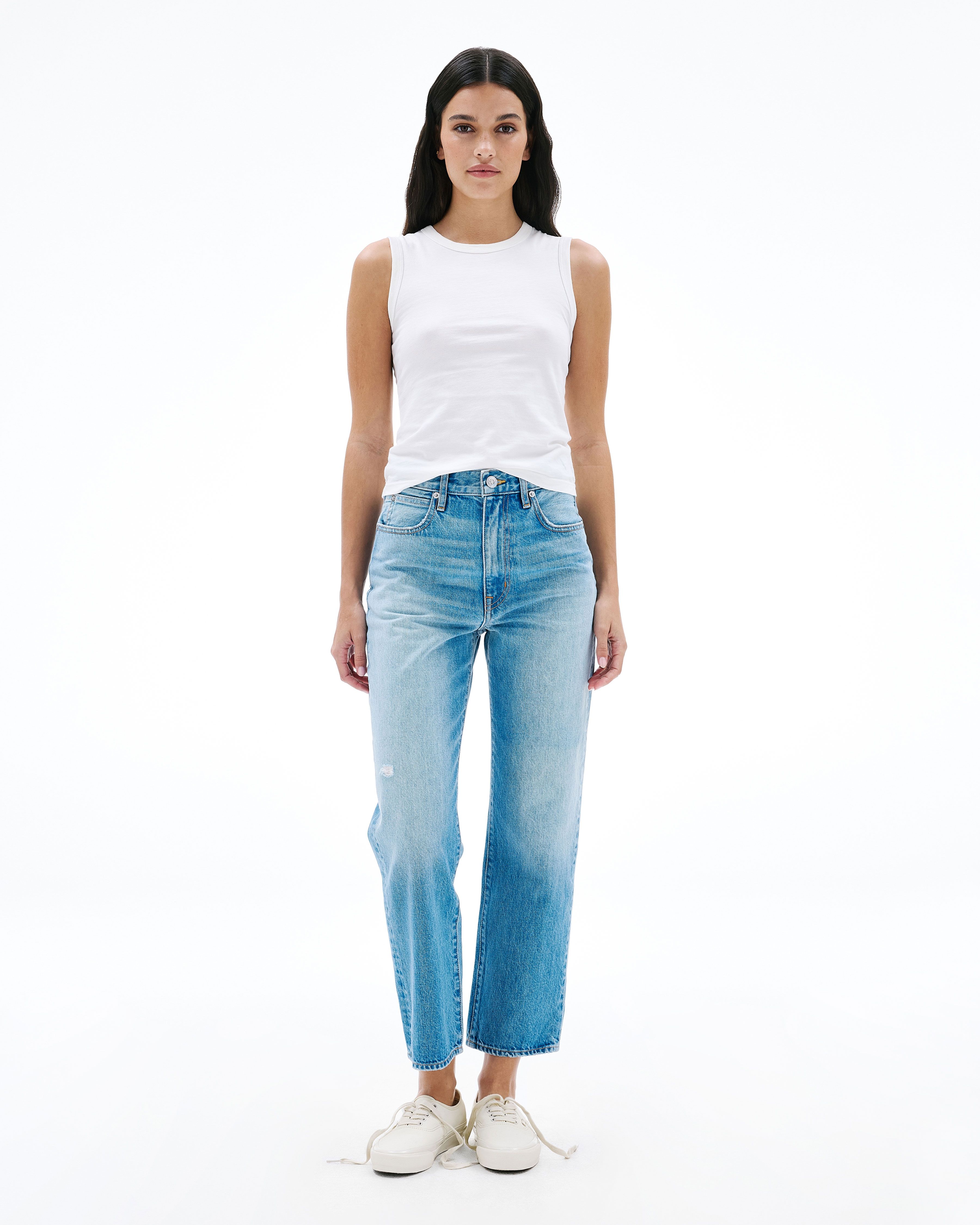 London Crop | Forbidden Love | High Rise | Straight Jean | SLVRLAKE