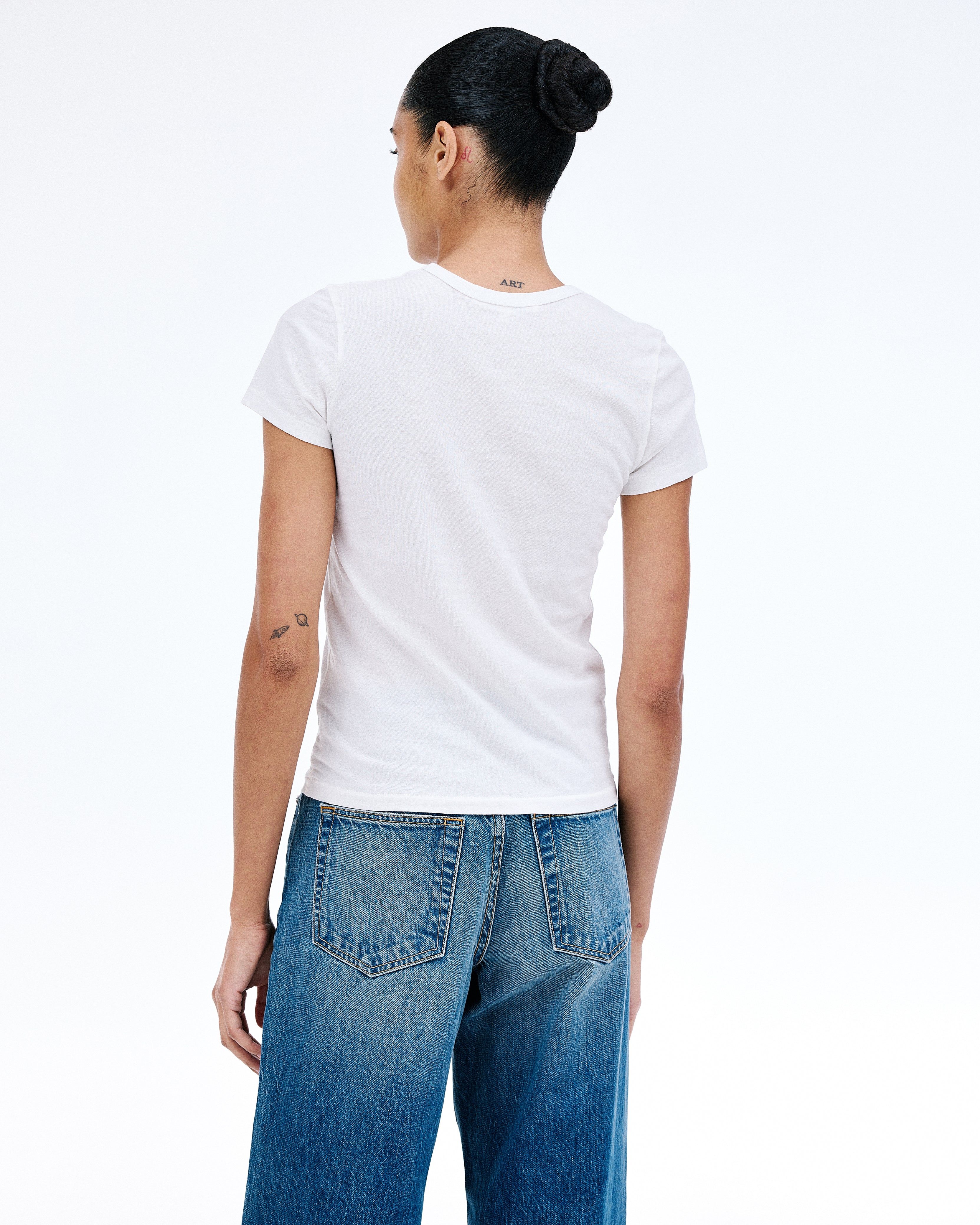 Simple Tee | Natural White | SLVRLAKE