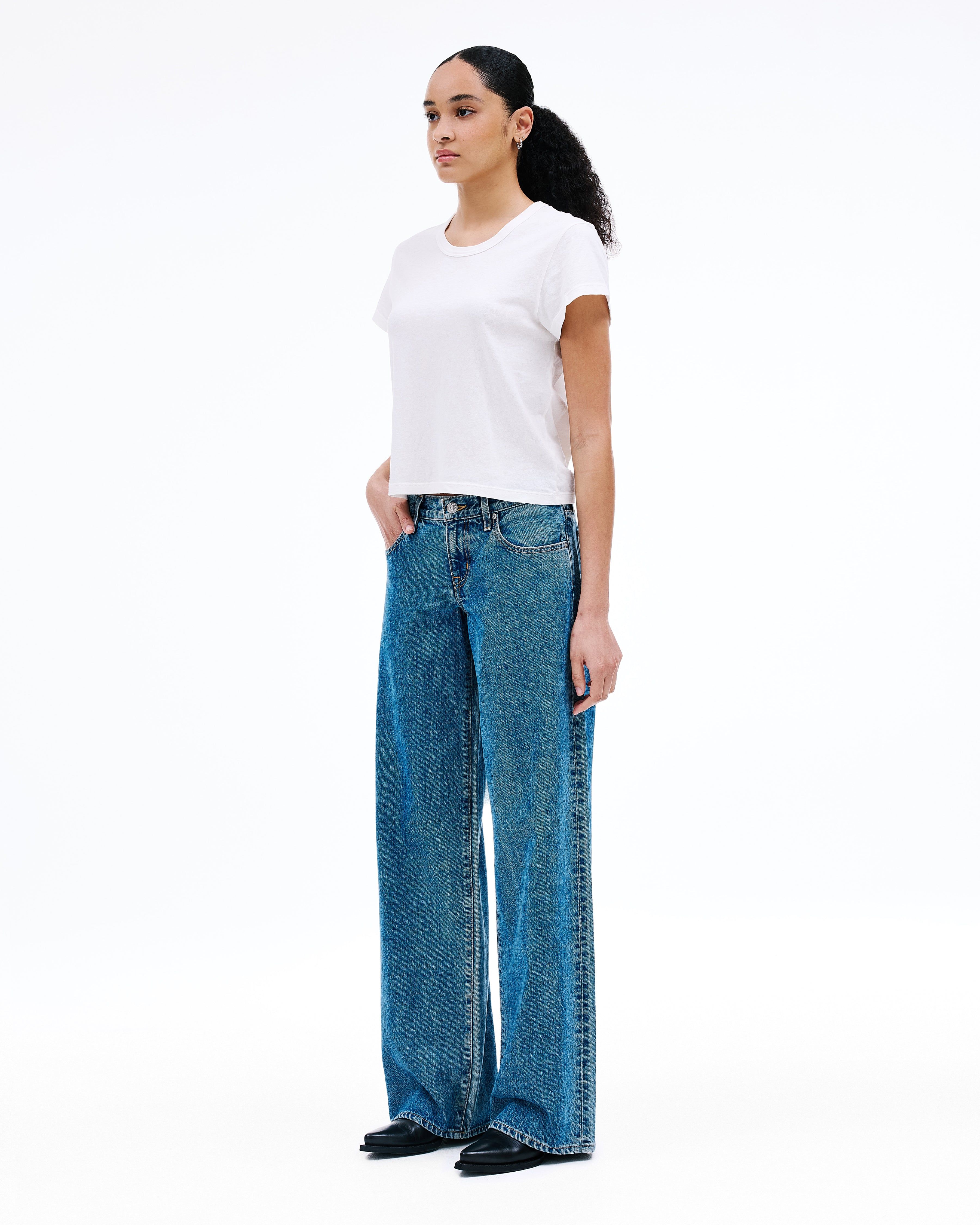 Lexi | Satisfaction | Low Rise | Wide Jean | SLVRLAKE