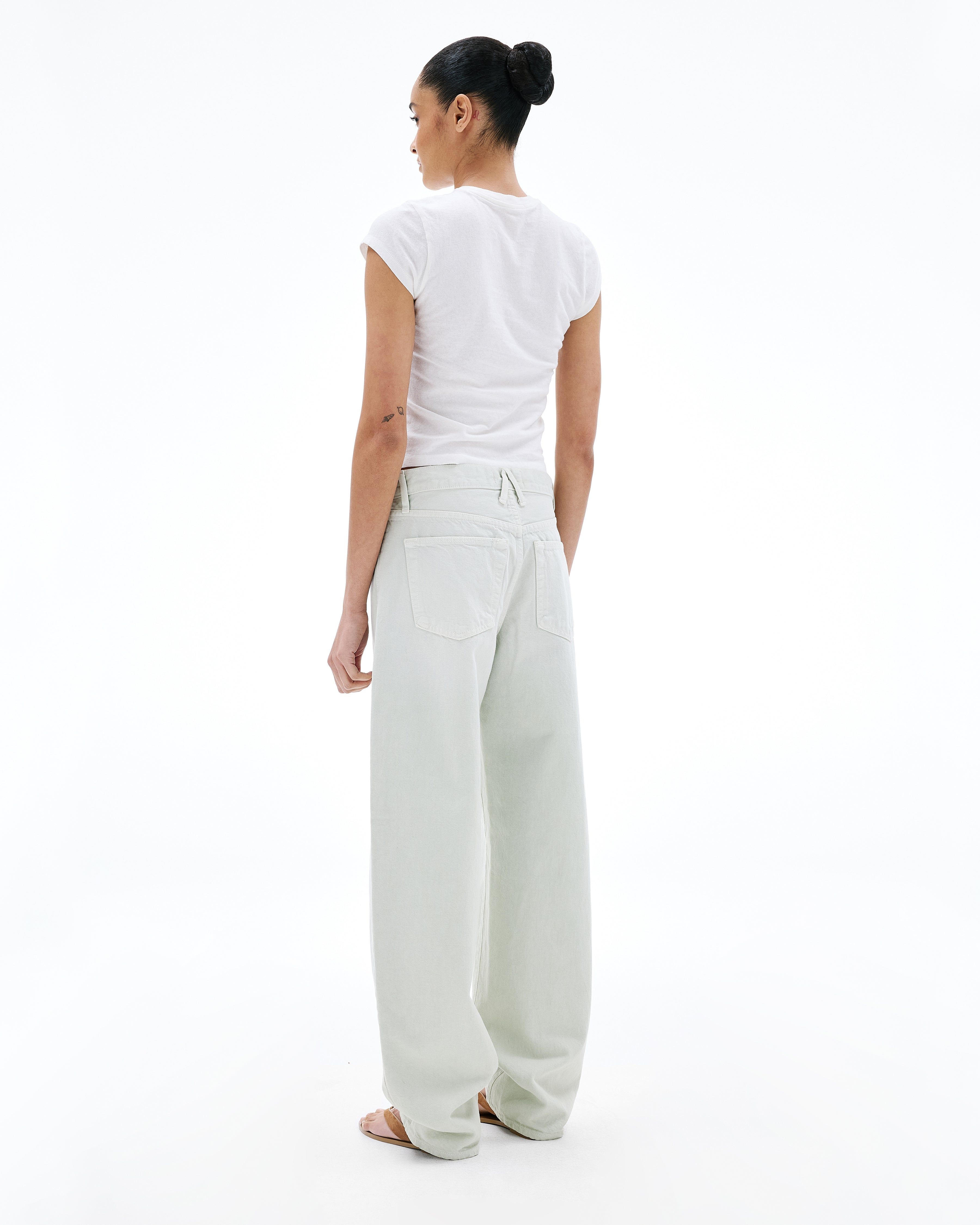 everyone ストライプ ロンt l/s ev25-cs35 xl Tess Long | Vintage Aloe | Low Rise | Curve Jean | SLVRLAKE