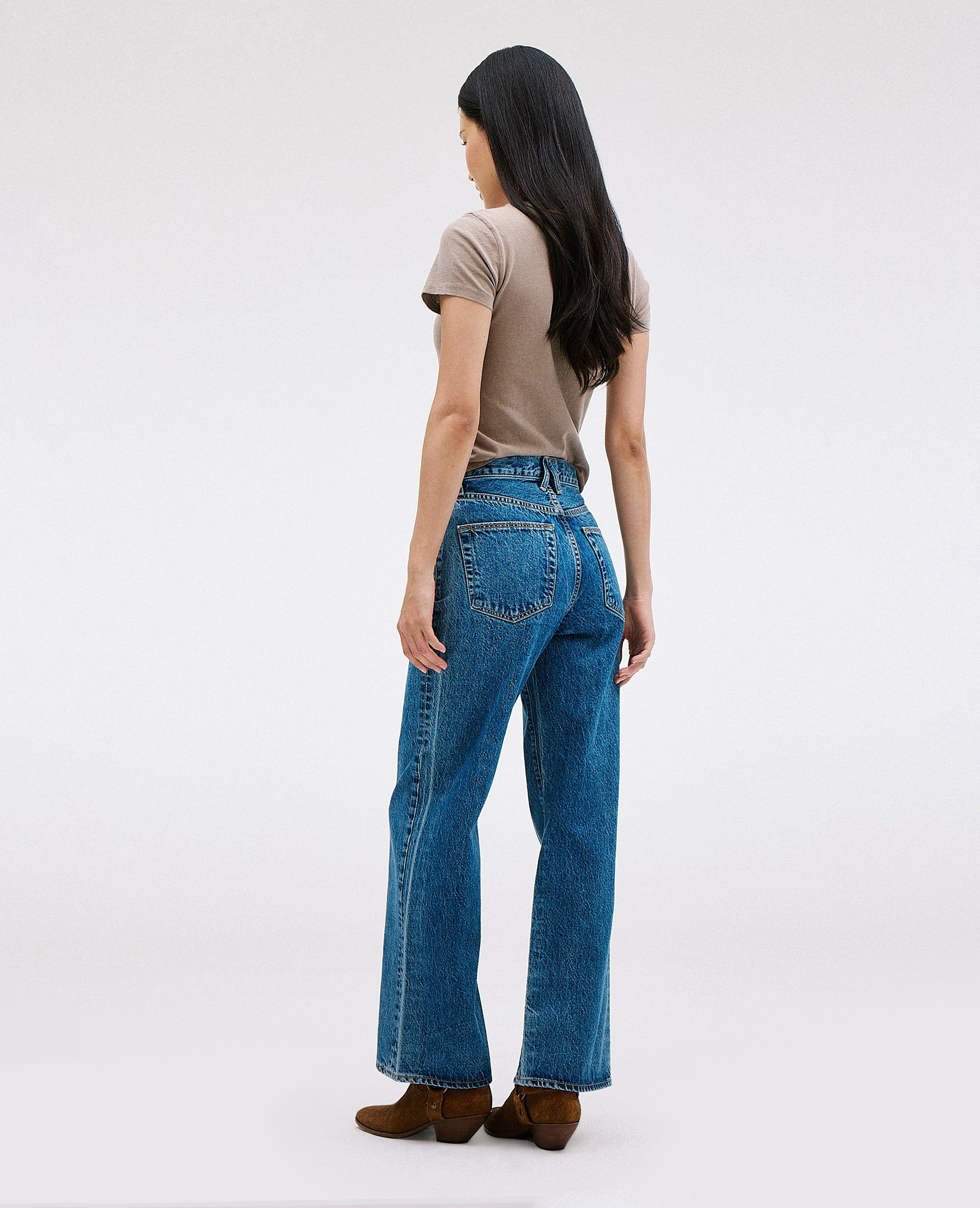Grace Ankle | Satisfaction | High Rise | Wide Jean | SLVRLAKE