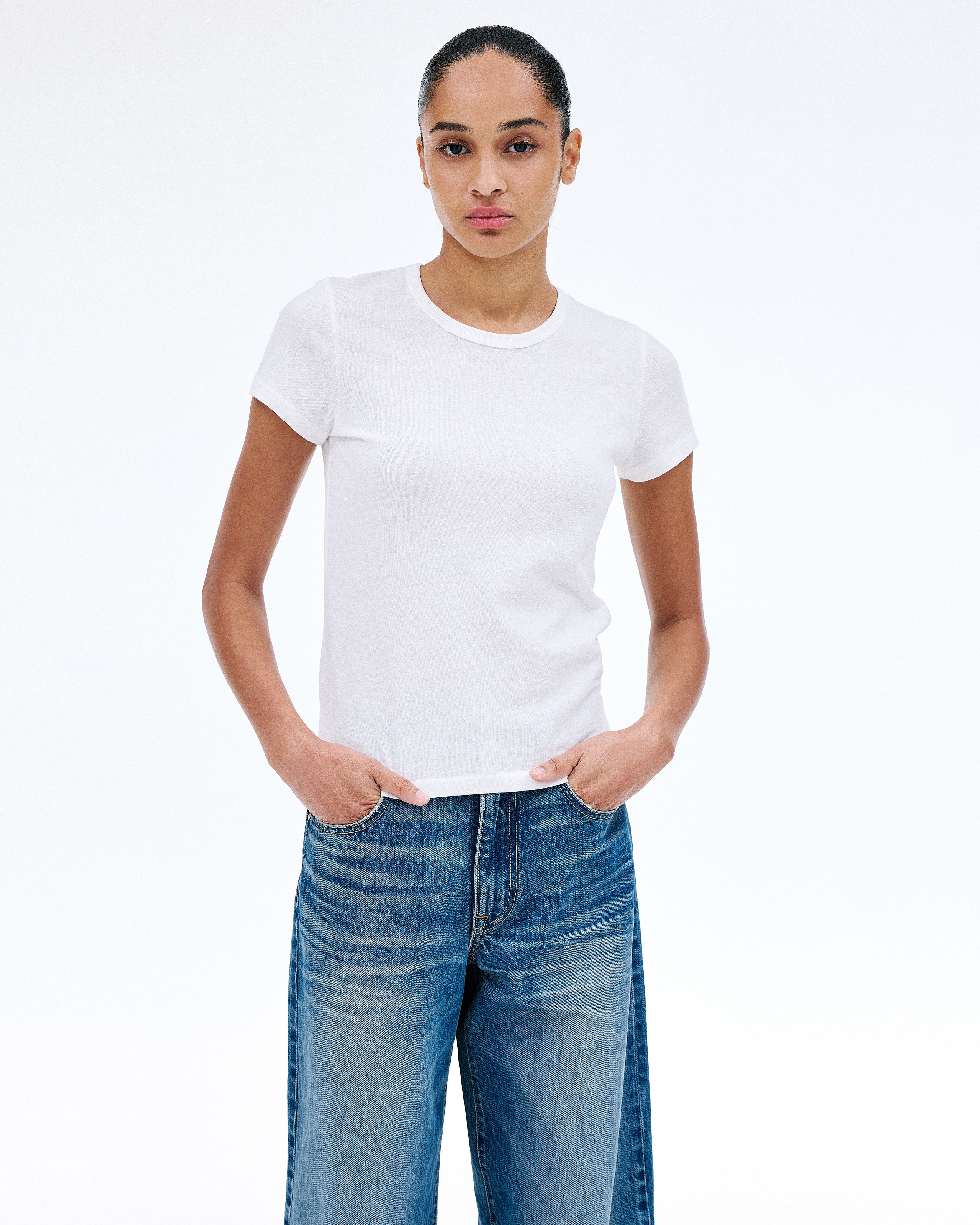 Simple Tee | Natural White | SLVRLAKE