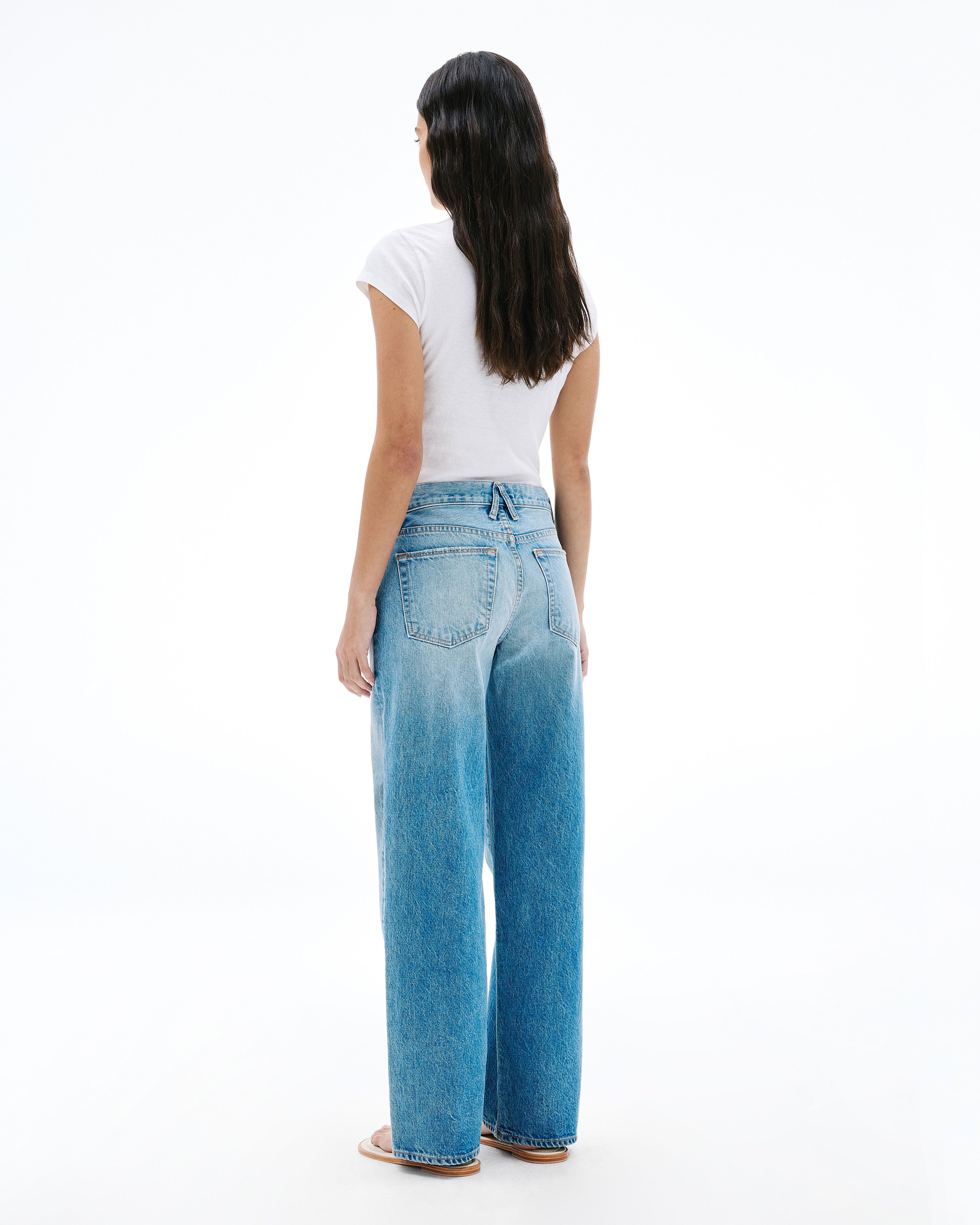 jentlouis　Denim Jazmine | New Obsession | Mid Rise | Wide Jean | SLVRLAKE