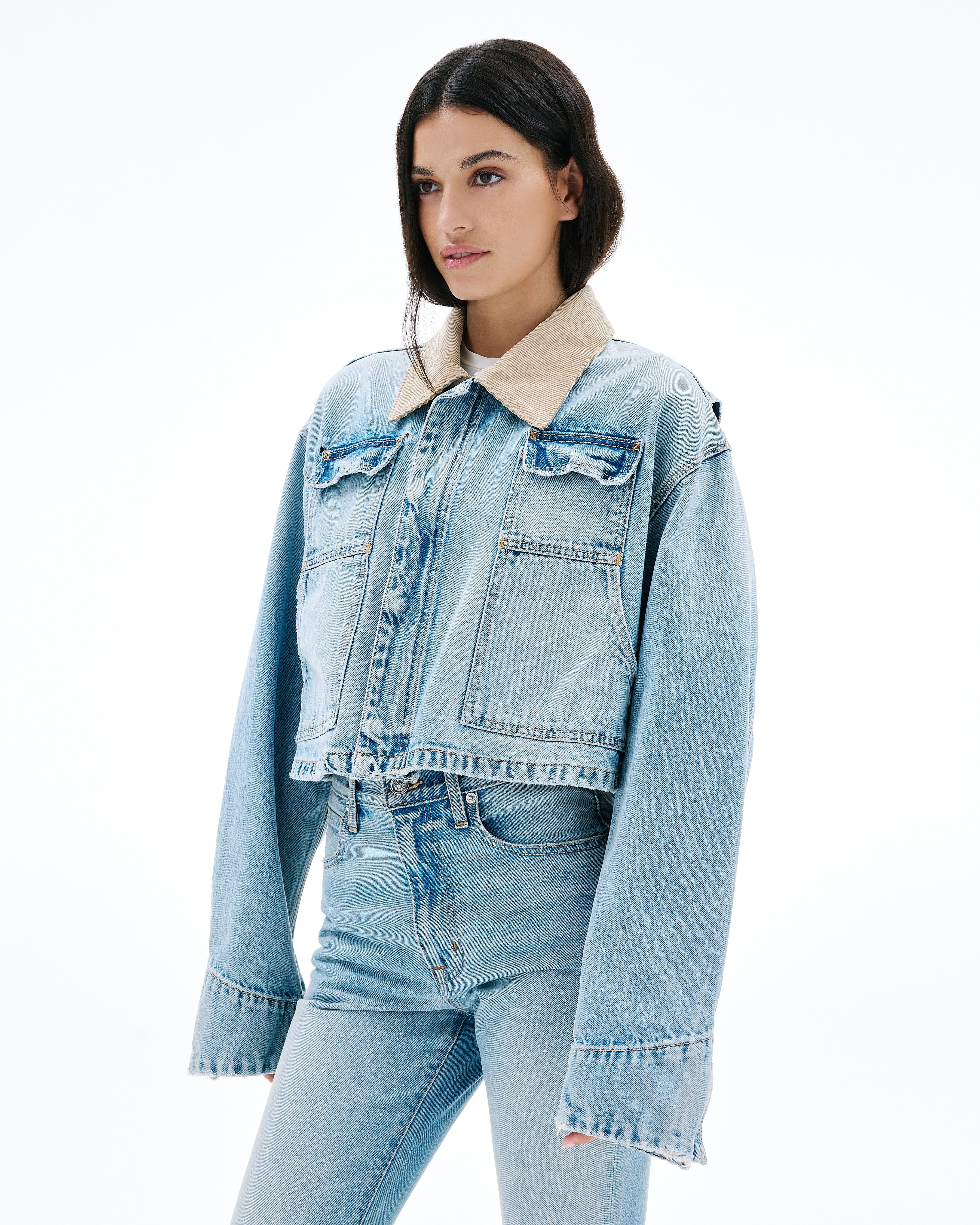 Connor Cropped Worker | East Meets West Jacket | SLVRLAKE