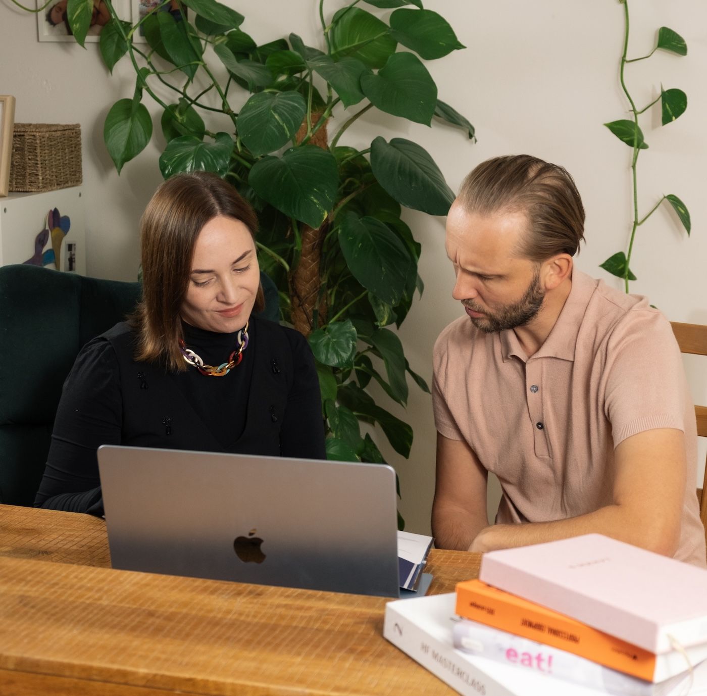 Owners doing hard work