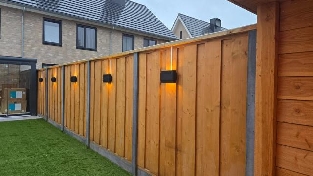 Complete achtertuin