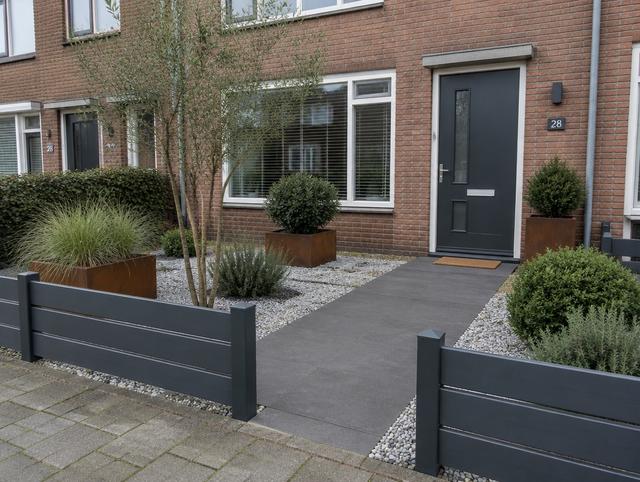 Onderhoudsarme voortuin