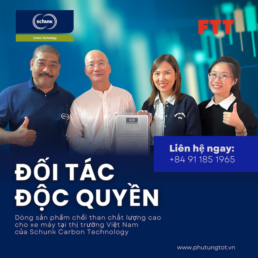 Official signing ceremony with Schunk Carbon Thailand for exclusive distribution partnership