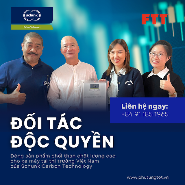 Official signing ceremony with Schunk Carbon Thailand for exclusive distribution partnership