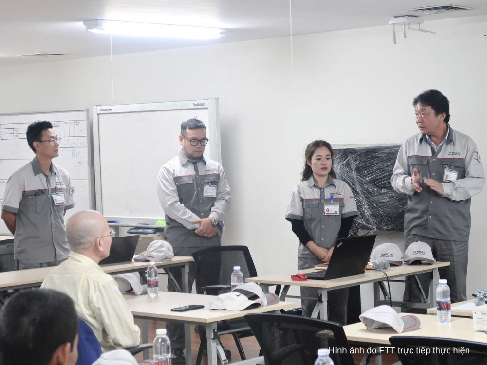 Workshop opening ceremony at the KEIHIN factory with TLM and Hitachi Astemo representatives