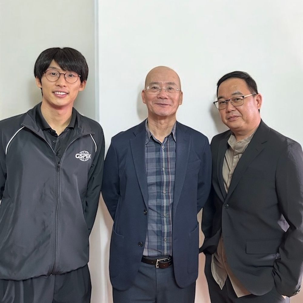 TLM team welcoming SPK Japan representatives Tatsuki Kasamatsu and Darrick at company headquarters