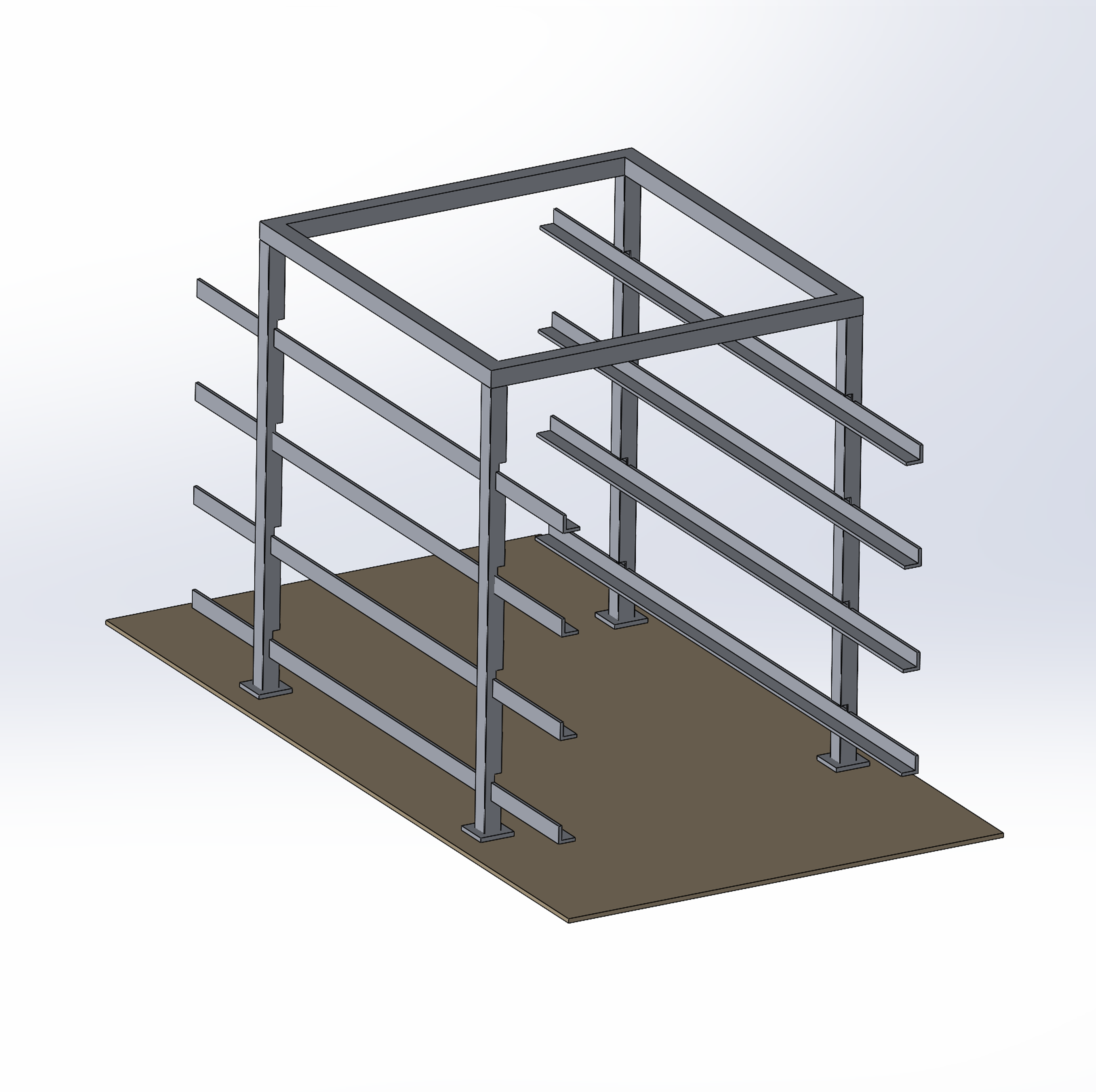 Battery rack mockup