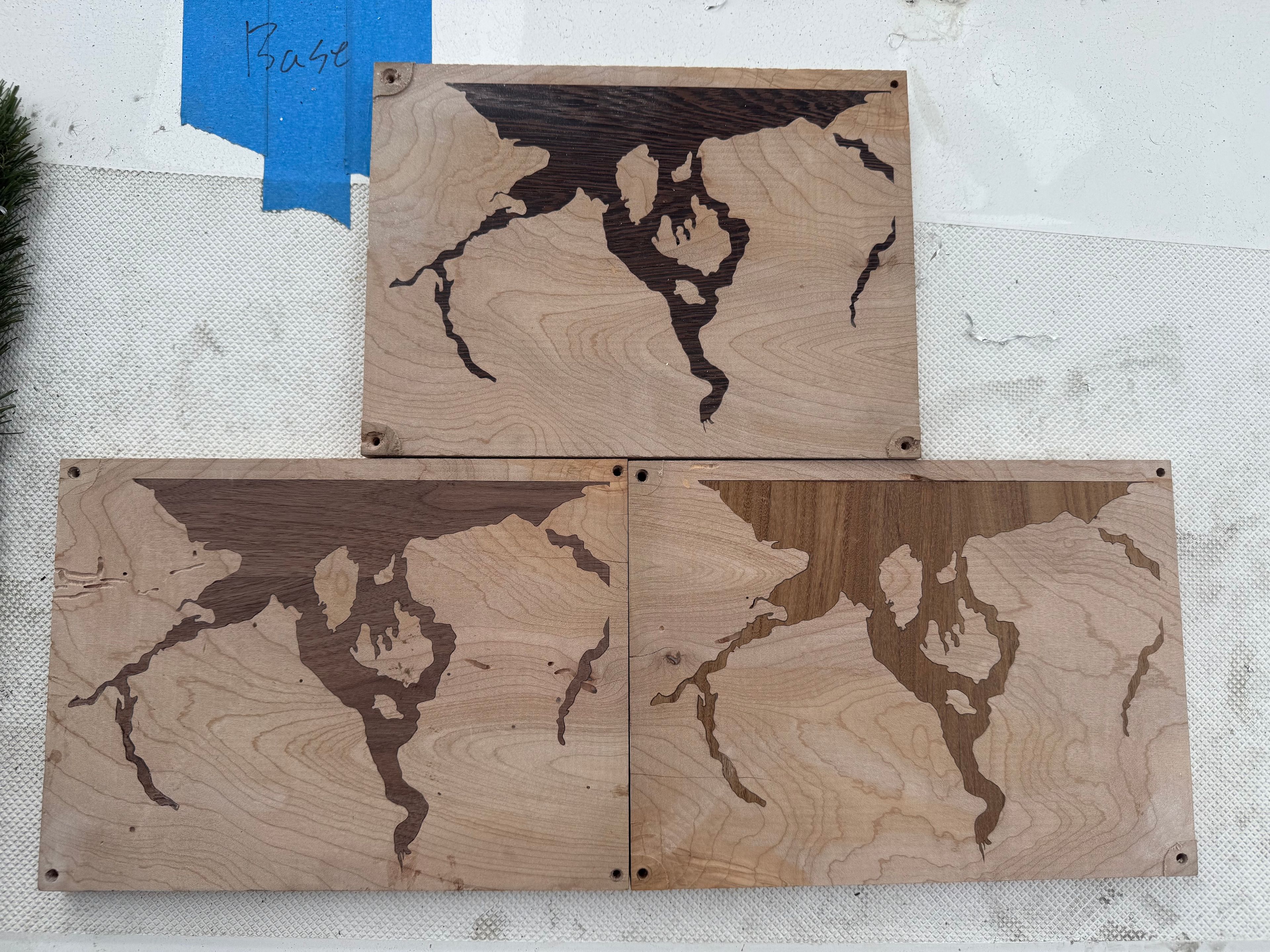 Inlay test cuts