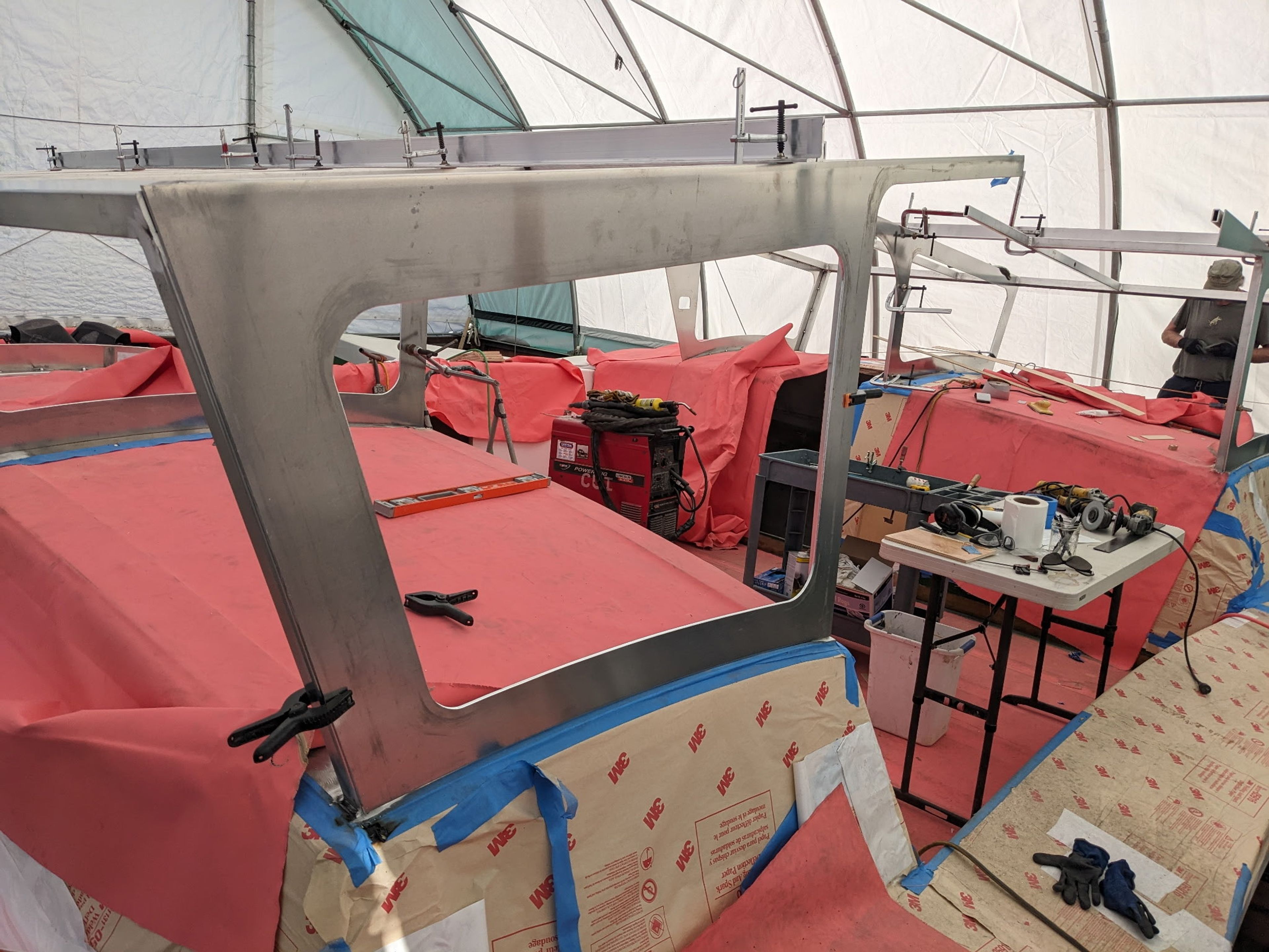 Supestructure assembly progress